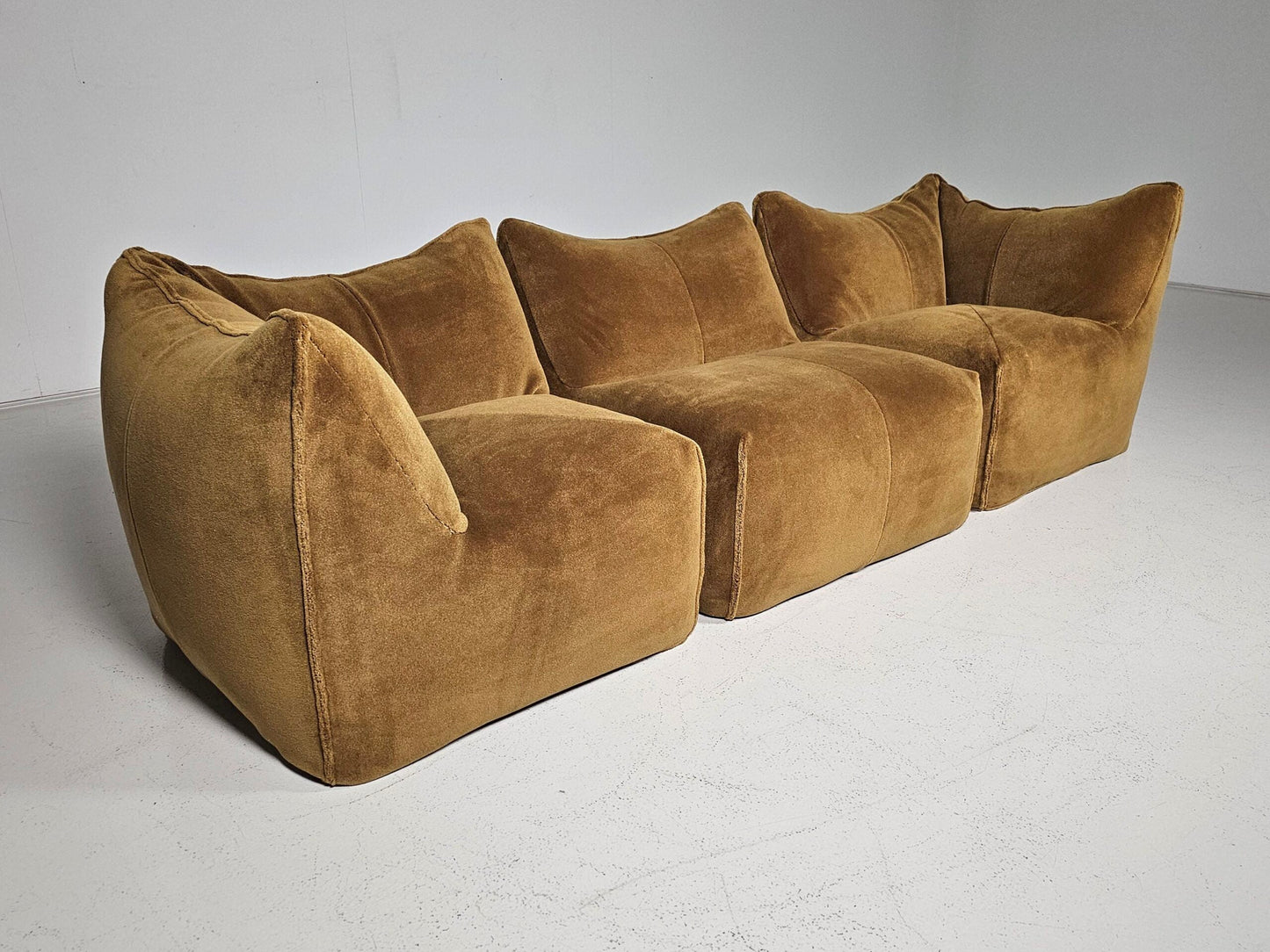 Le Bambole 3-Seater Sofa by Mario Bellini for B&B Italia, 1970s Sofas