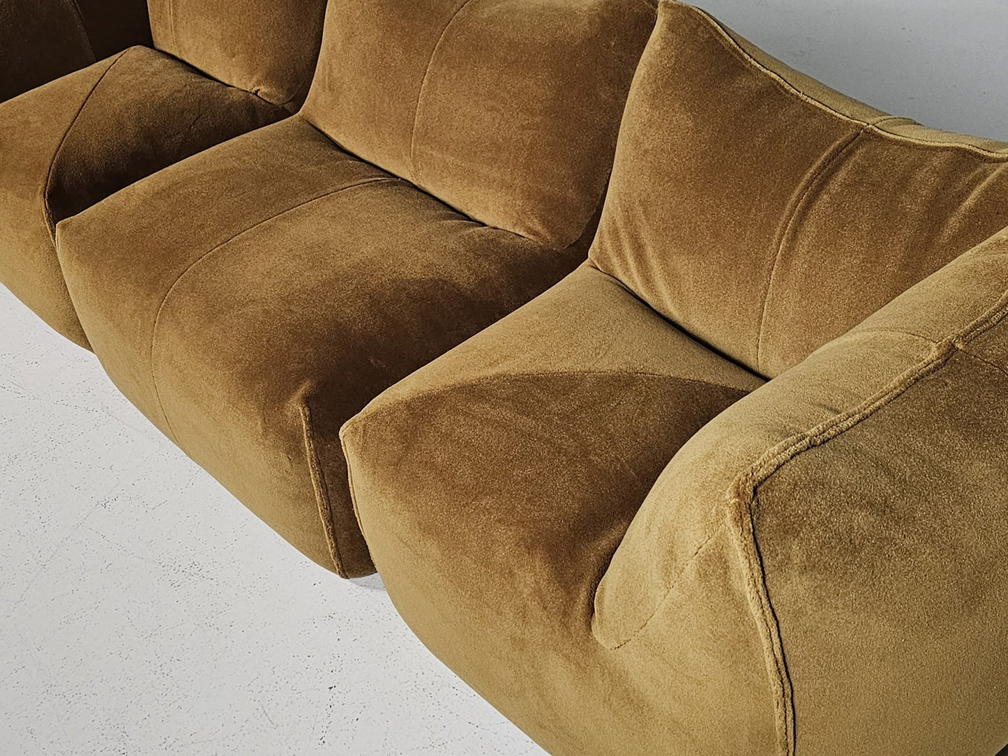 Le Bambole 3-Seater Sofa by Mario Bellini for B&B Italia, 1970s Sofas