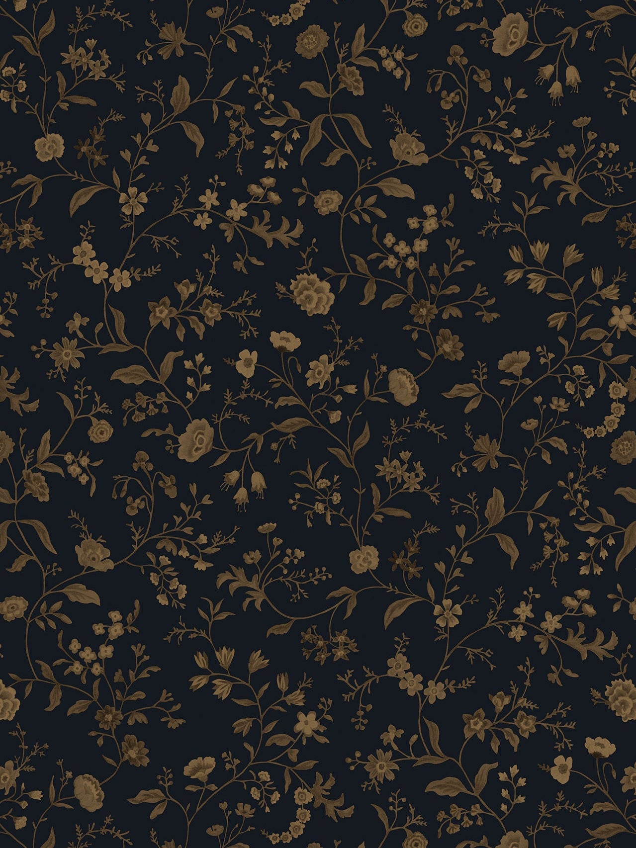 Loom Primavera  Wallpaper in Blue Depths