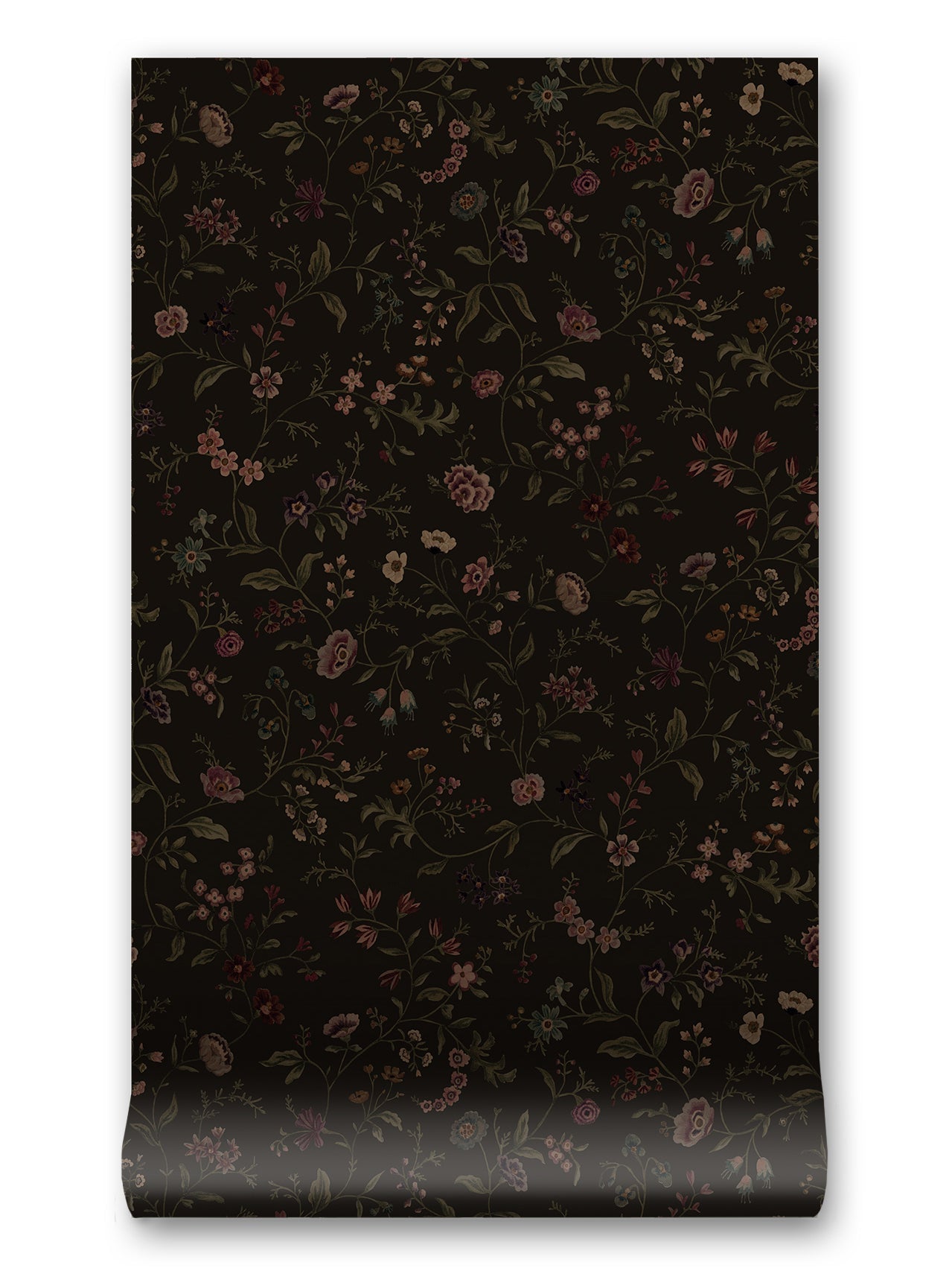 Loom Primavera  Wallpaper in Midnight