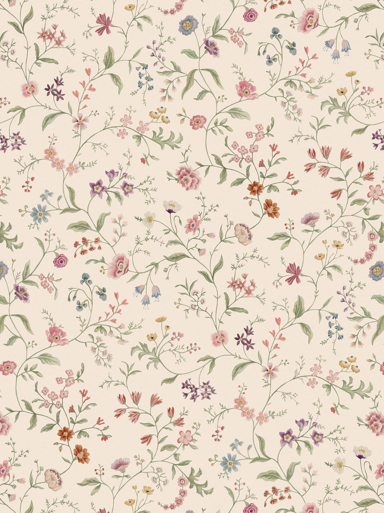 Loom Primavera  Wallpaper in Sesame