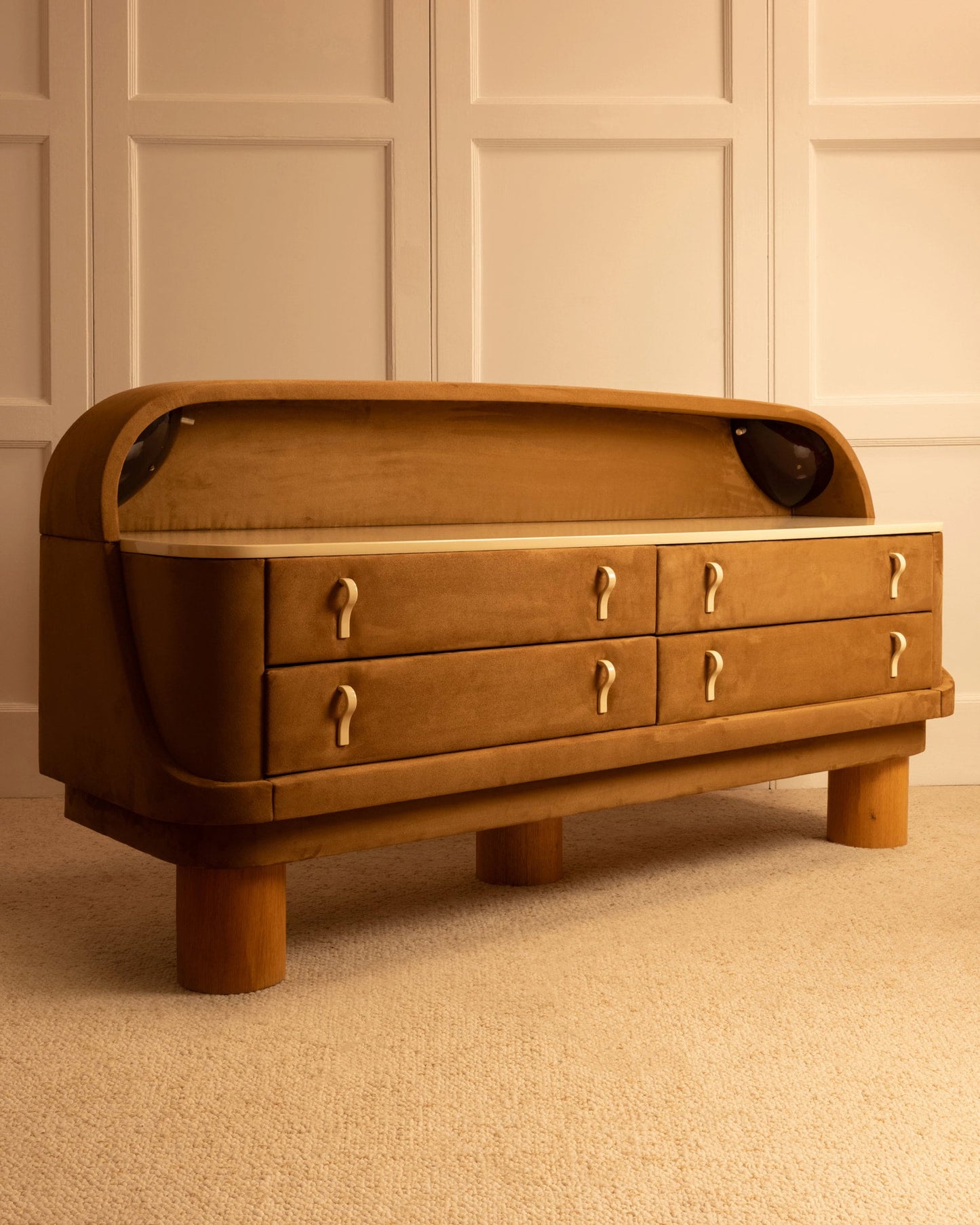 Luminous Chest of Drawers - Italy, 1970s Dressers