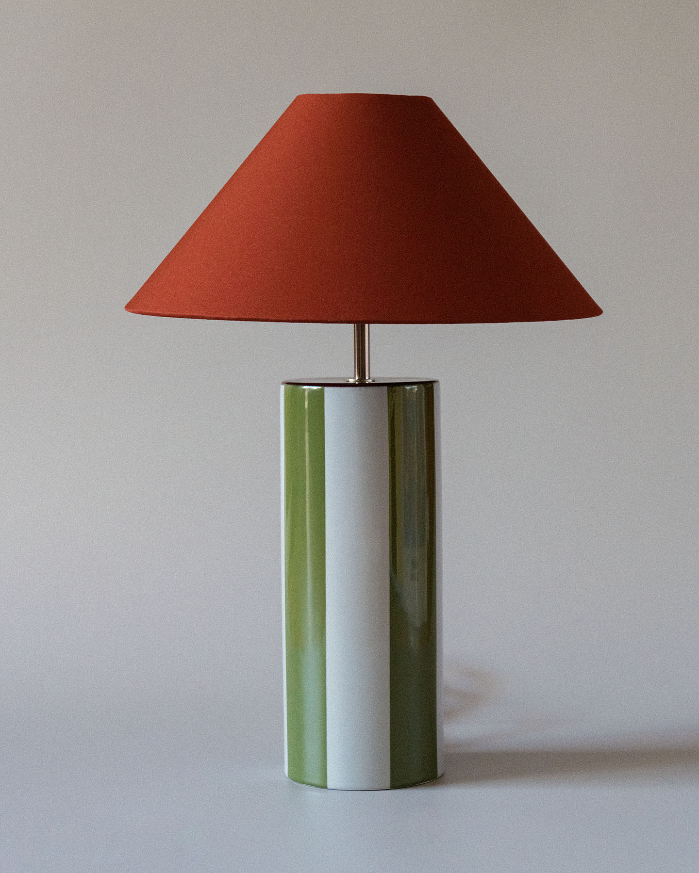 Ombrellina Table Lamp in Olive & Plein Air by Mattina Moderna