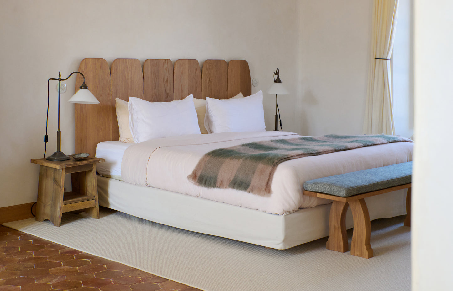 Madeira Headboard in Oak Headboards