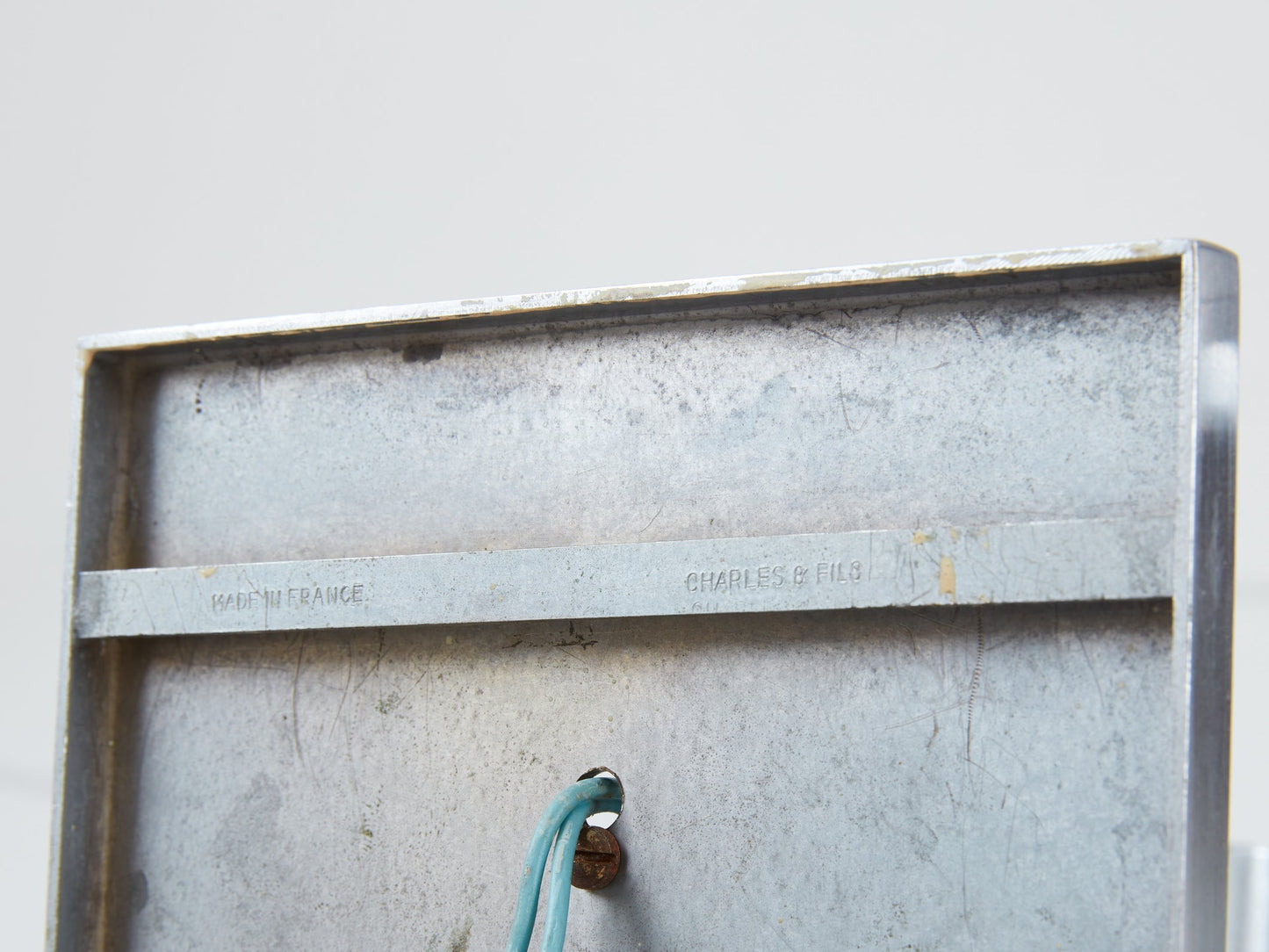 Maison Charles Single Brushed Steel Adjustable Swing-Arm Sconce 1960s Sconces