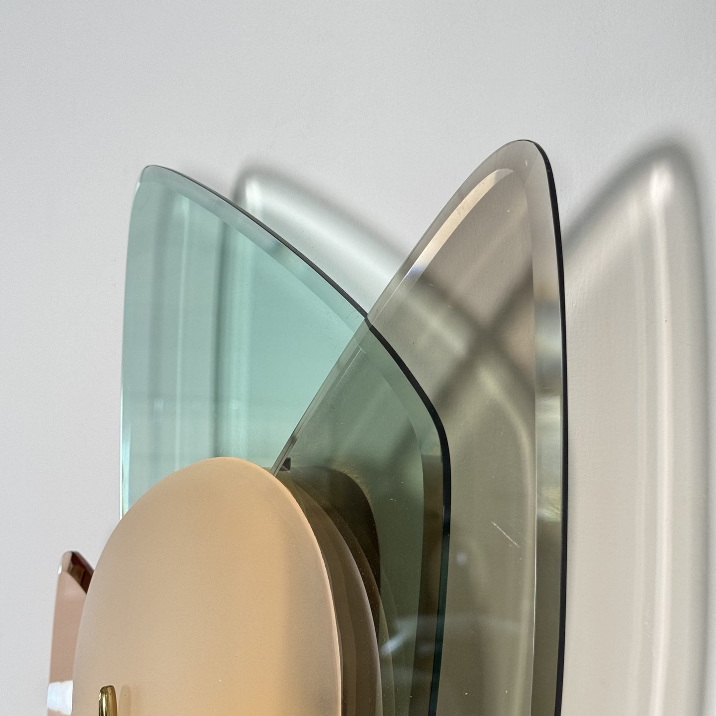 Max Ingrand for Fontana Arte, Rare Pair of Large Sconces, Italy, 1955 Sconces