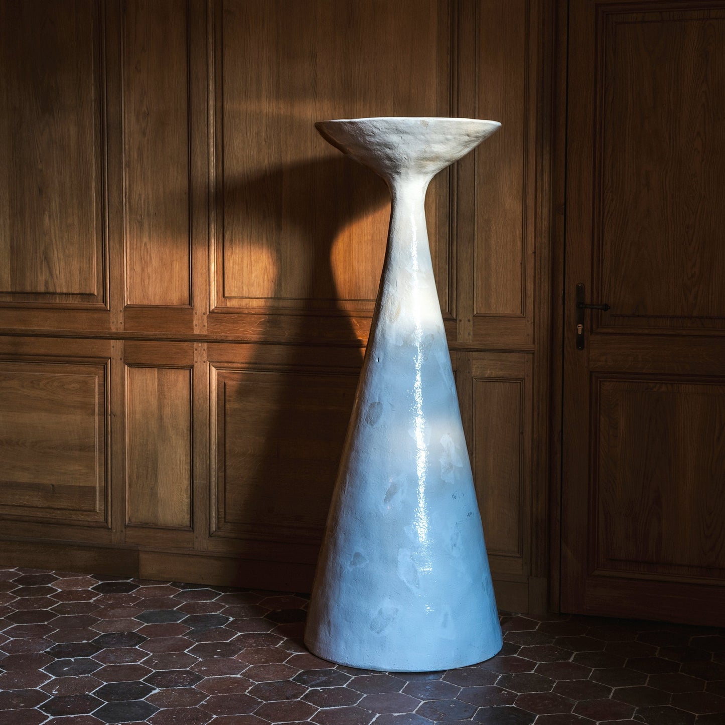 Melides Floor Light No1 in White Floor Lamps