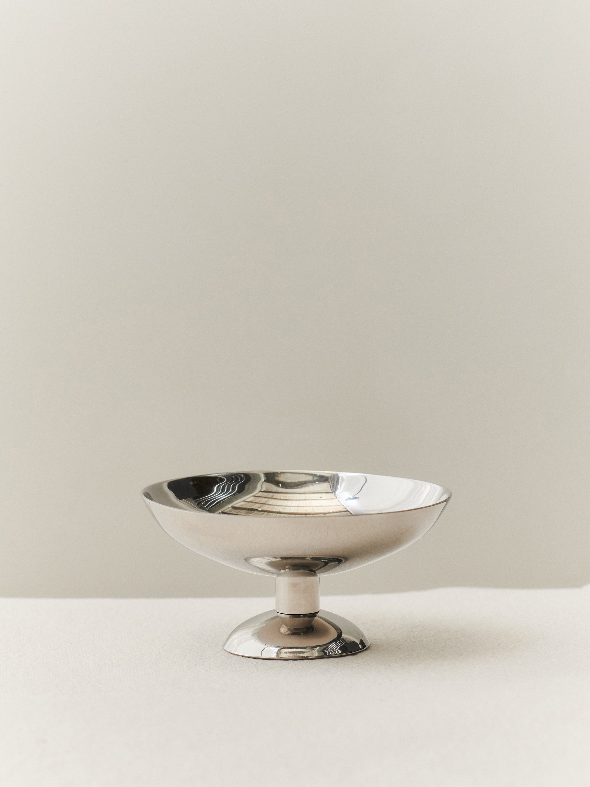 Metal Champagne Coupe - Low (Set of Two) Decorative Objects