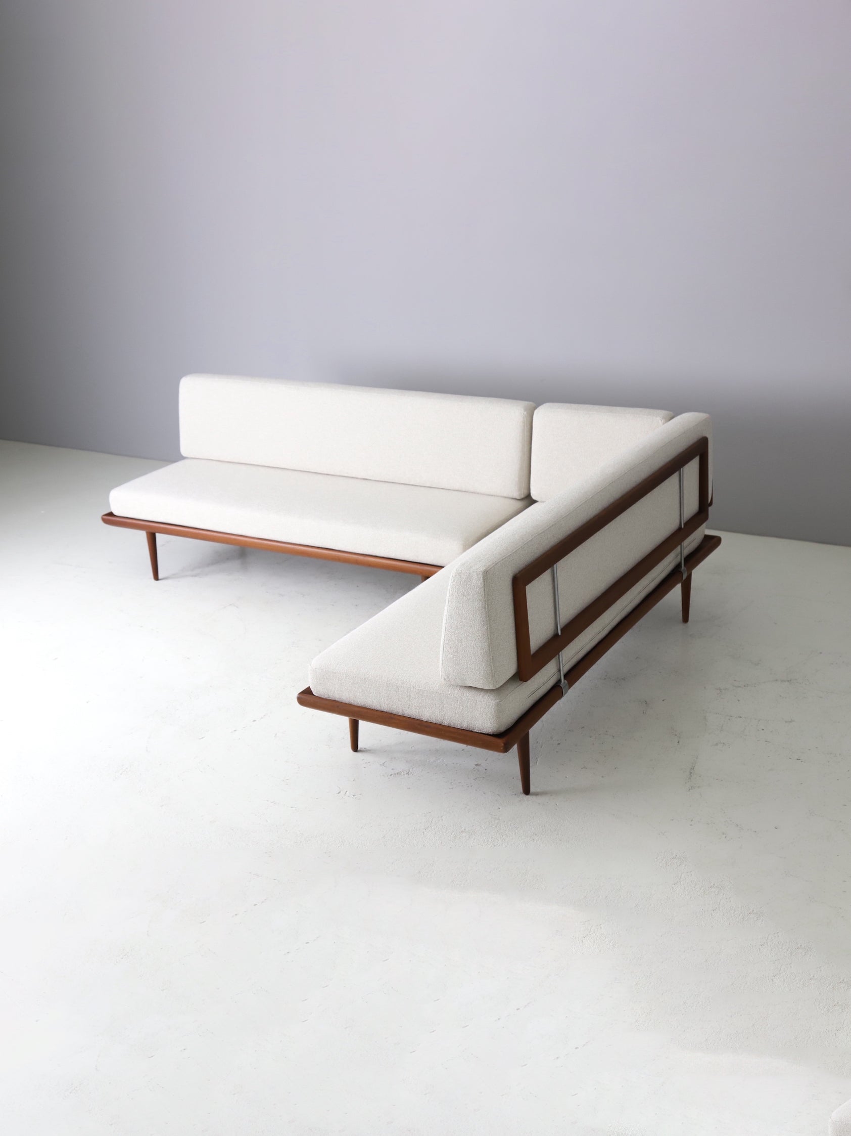Mid century corner sofa discount