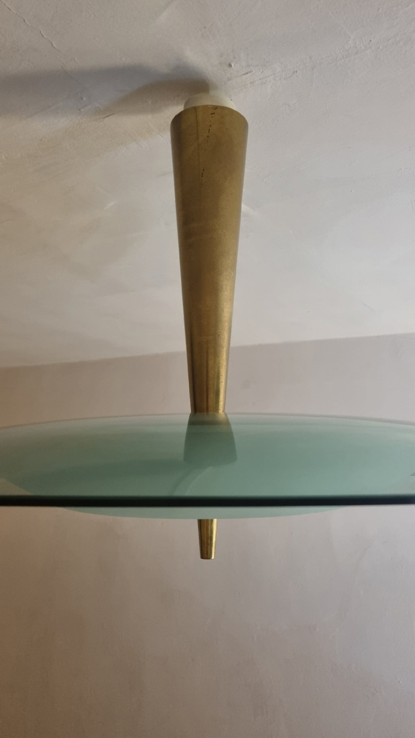 Mod. 1462A Large Ceiling Lamp by Max Ingrand for Fontana Arte, 1955 Flush Mounts