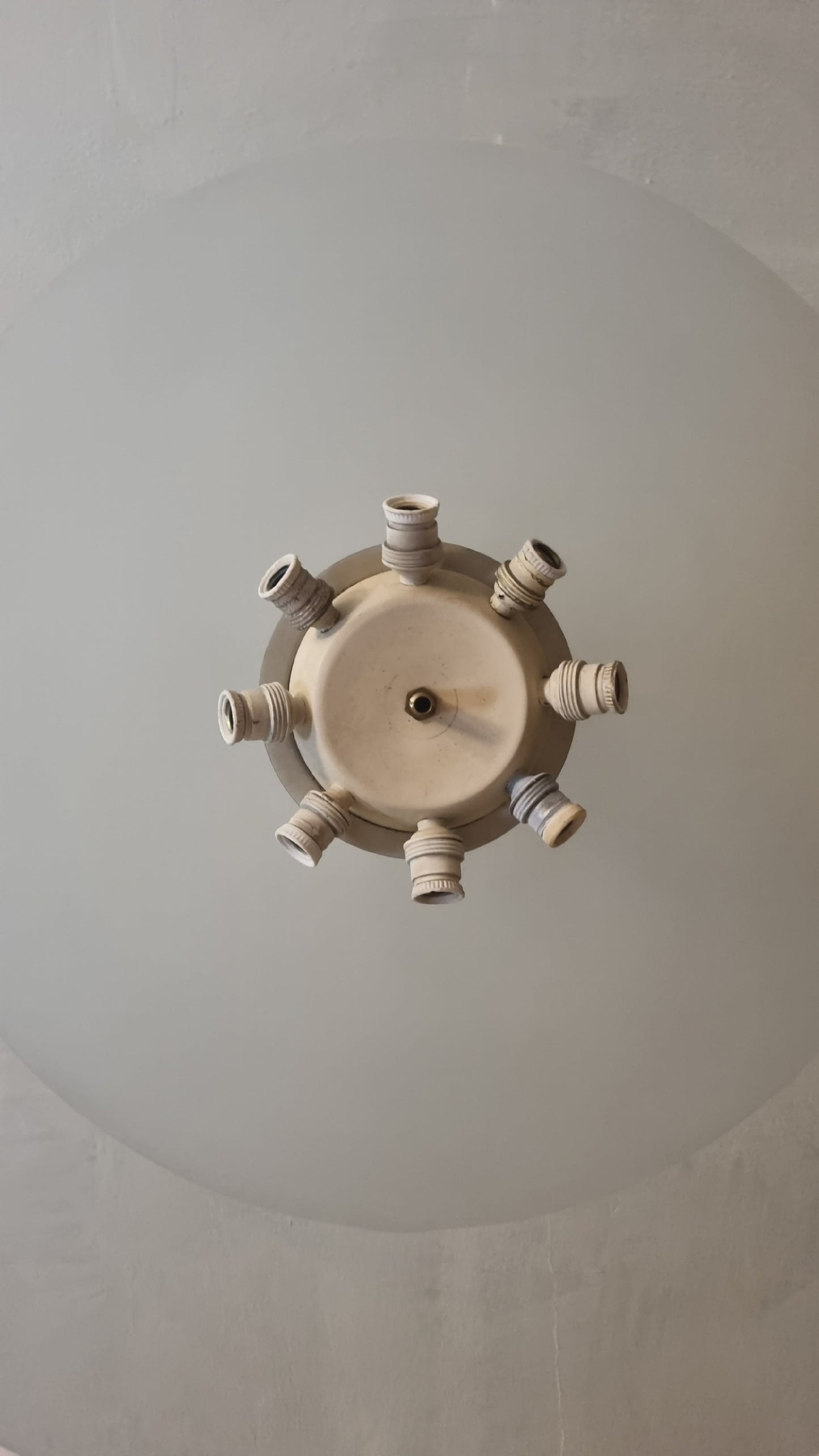 Mod. 1462A Large Ceiling Lamp by Max Ingrand for Fontana Arte, 1955 Flush Mounts