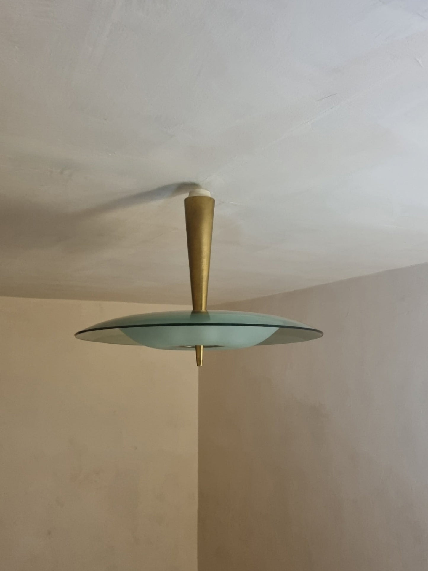 Mod. 1462A Large Ceiling Lamp by Max Ingrand for Fontana Arte, 1955 Flush Mounts