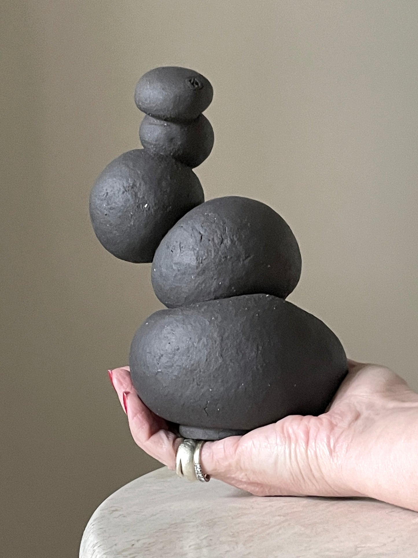 Modder Dancing Through The Doubts by Francoise Jeffrey Sculptures