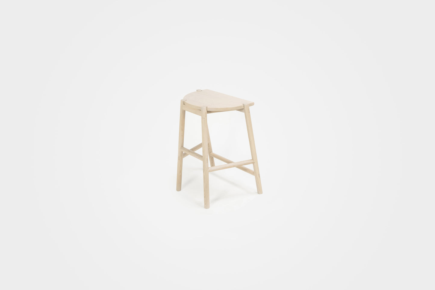 Moon Stool in Nude Counter Stools Bar Stools