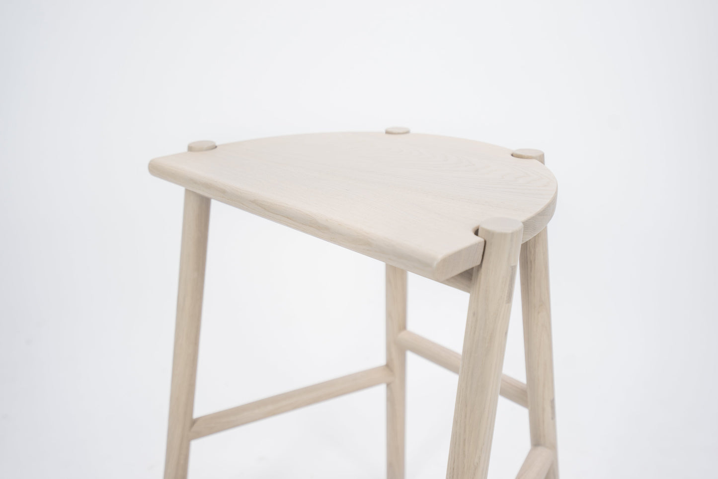 Moon Stool in Nude Counter Stools Bar Stools