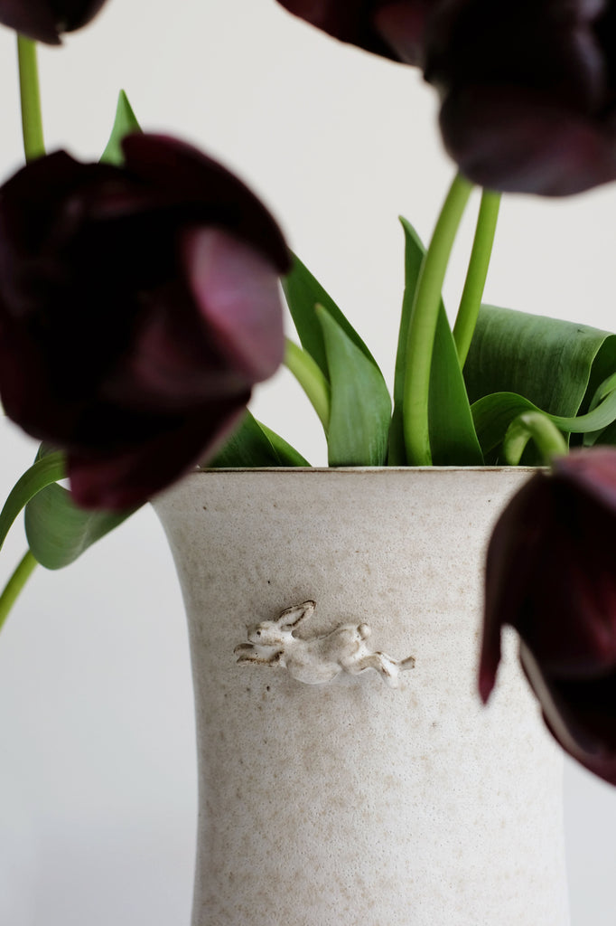 Moonrise Hopping Hare Vessel No.13 Vases