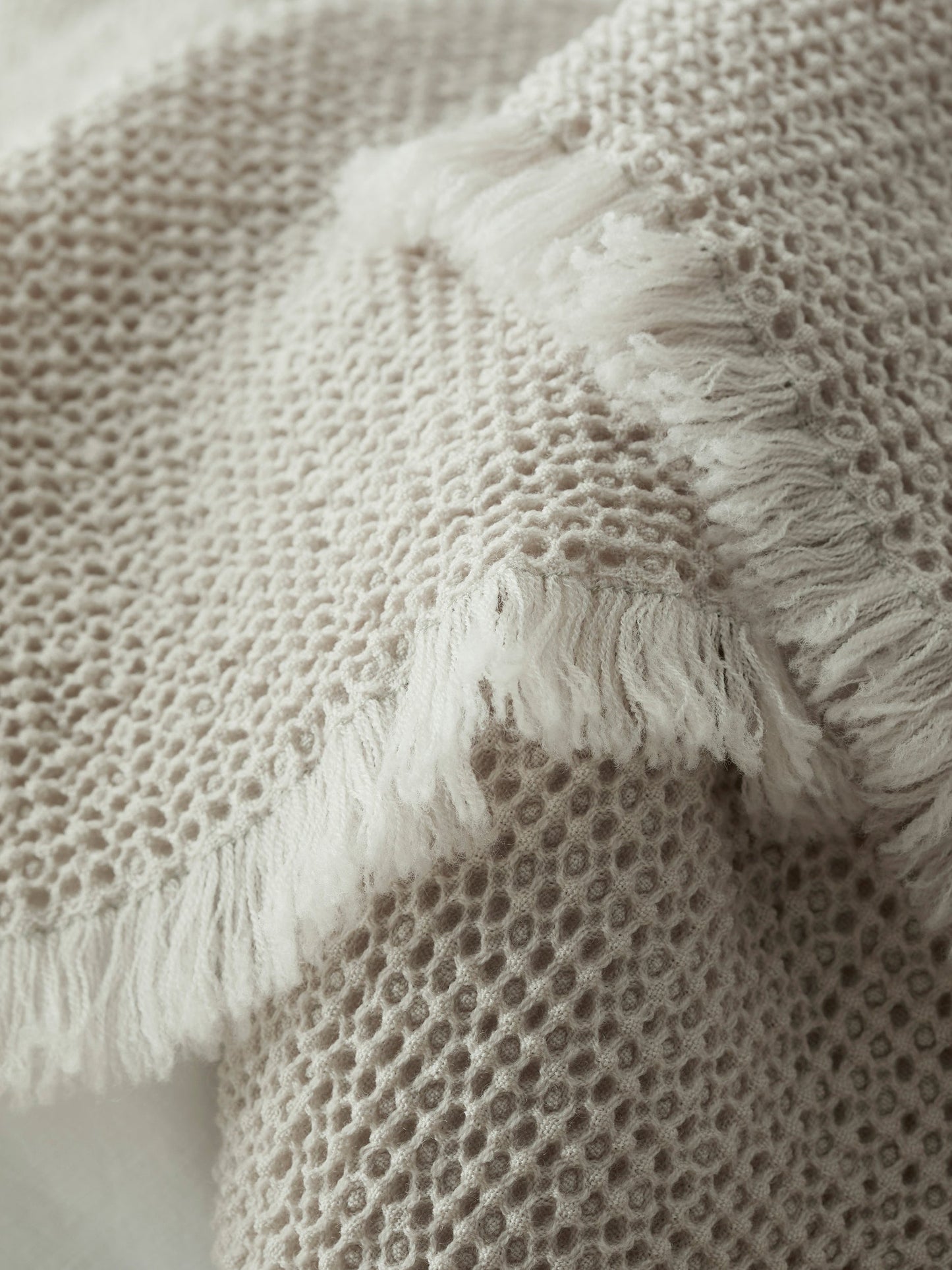 Nid Blanket in Mastice by Society Limonta