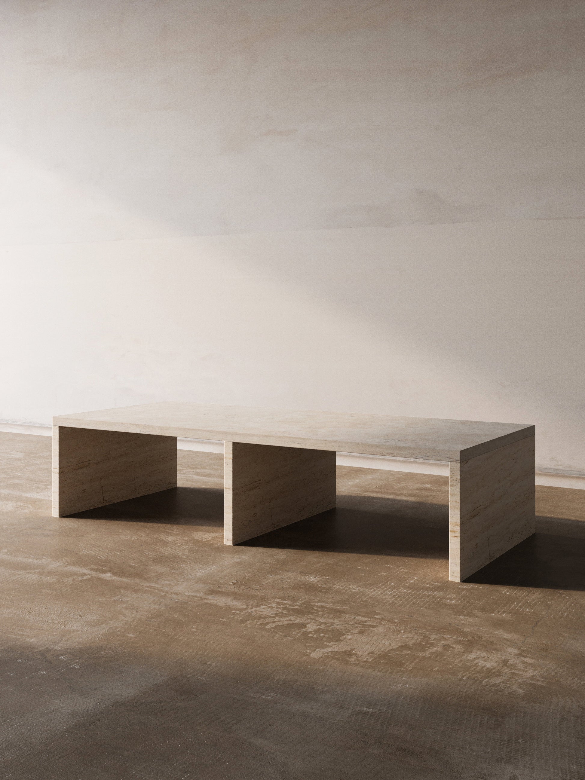 No.106 Travertine Coffee Table Set Coffee Tables