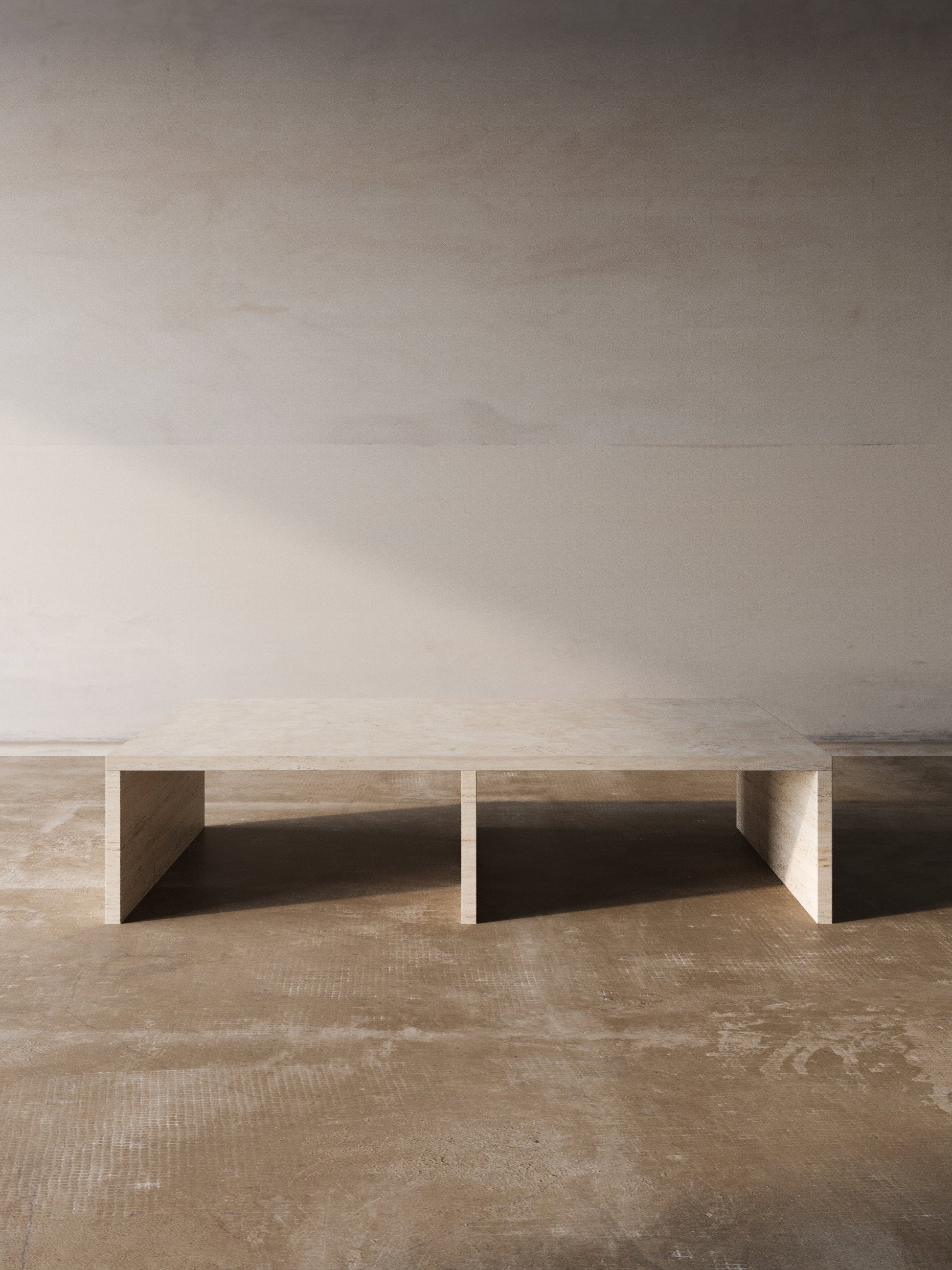 No.106 Travertine Coffee Table Set Coffee Tables