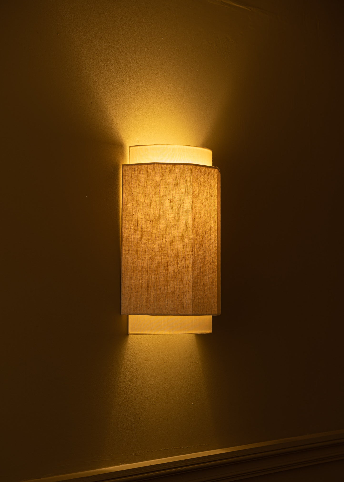 Okla Linen Sconce by Simone & Marcel Sconces
