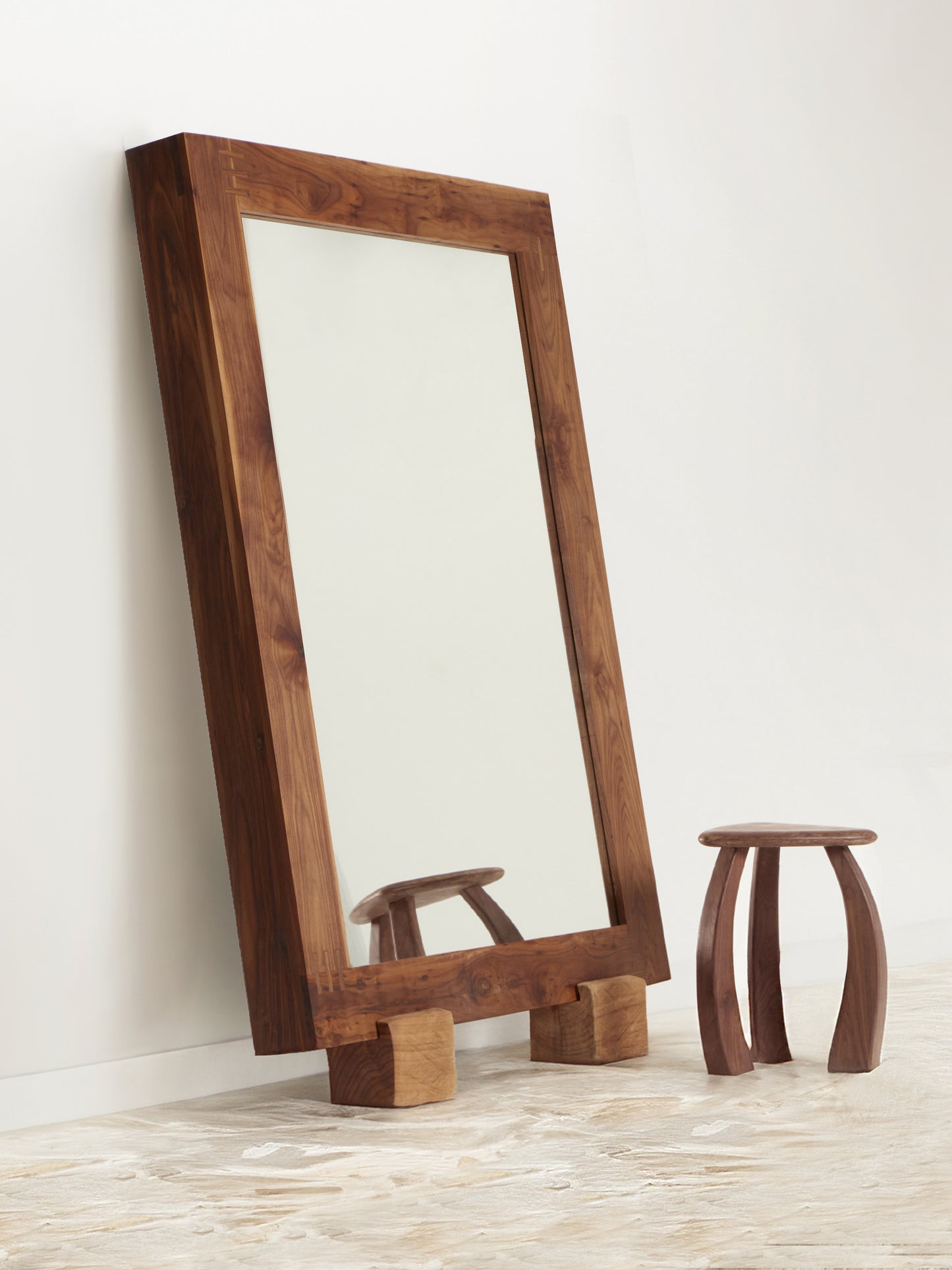 Ola Mirror in Walnut Mirrors