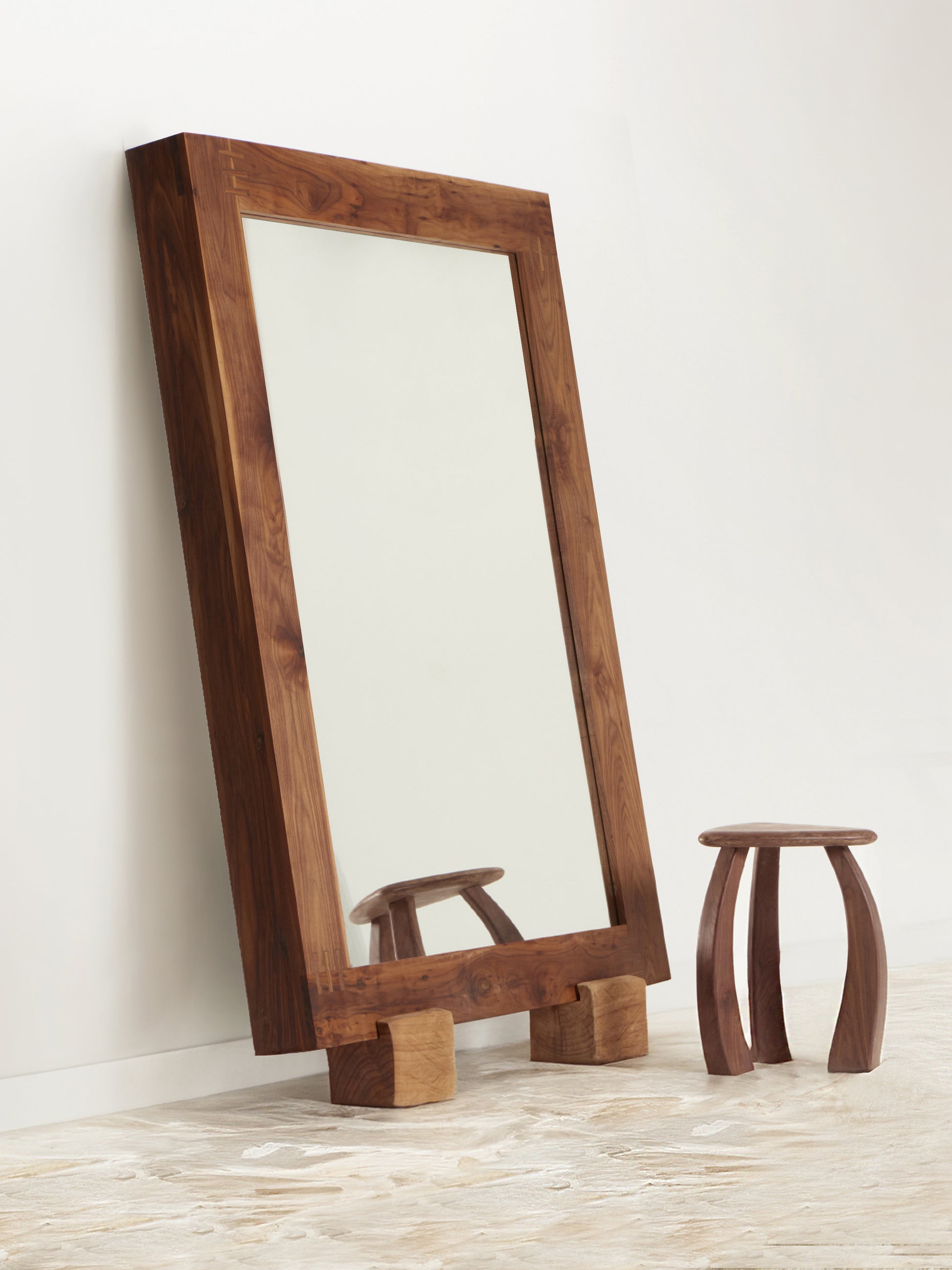 Ola Mirror in Walnut Mirrors