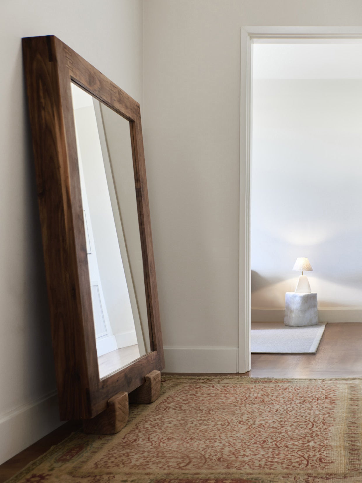 Ola Mirror in Walnut Mirrors