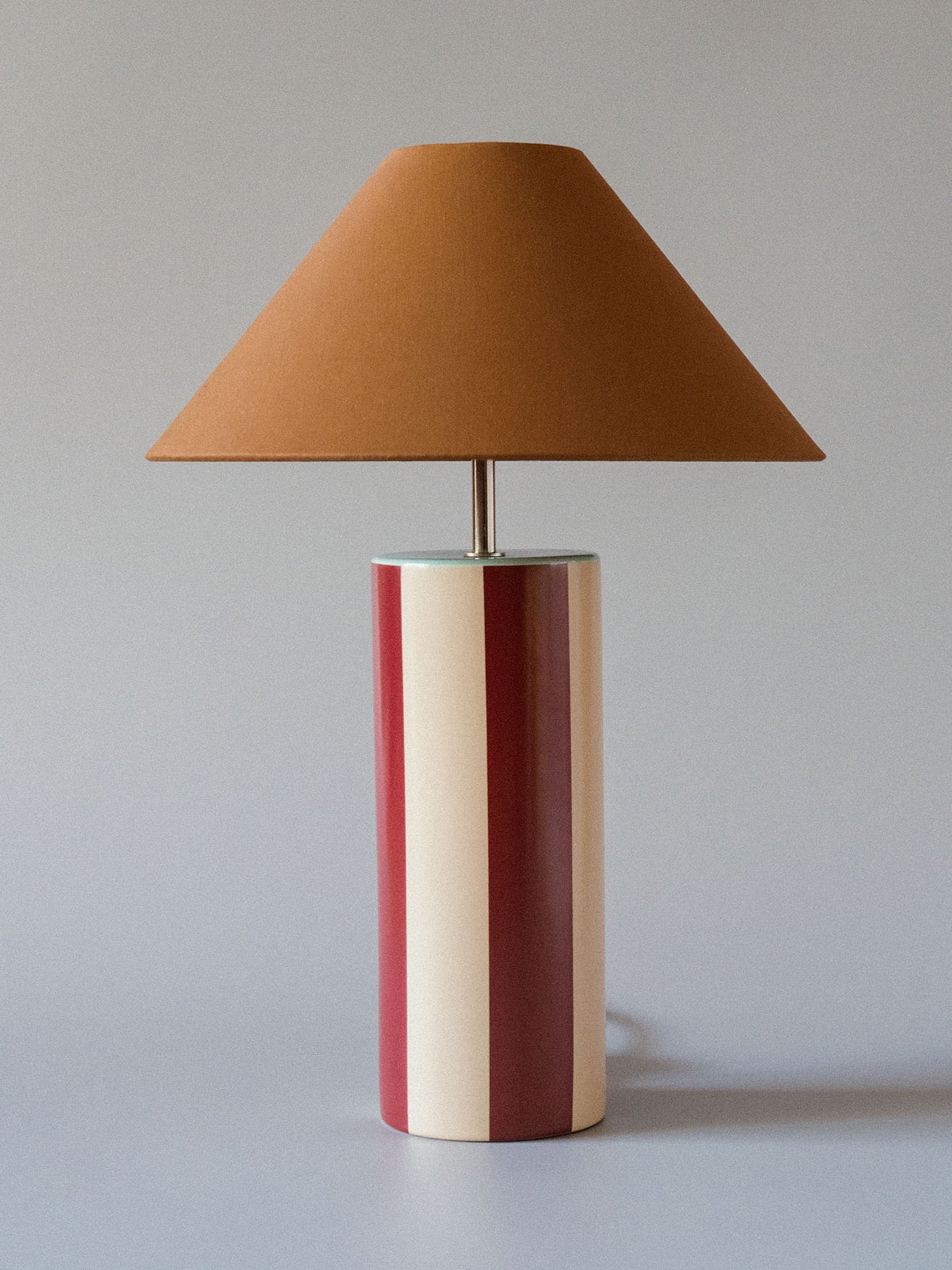 Ombrellina Table Lamp in Oxblood & Cognac Table Lamps