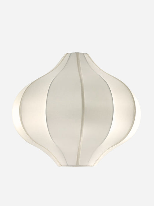 Onion Small Lampshade with Off-White Silk Lamp Shades