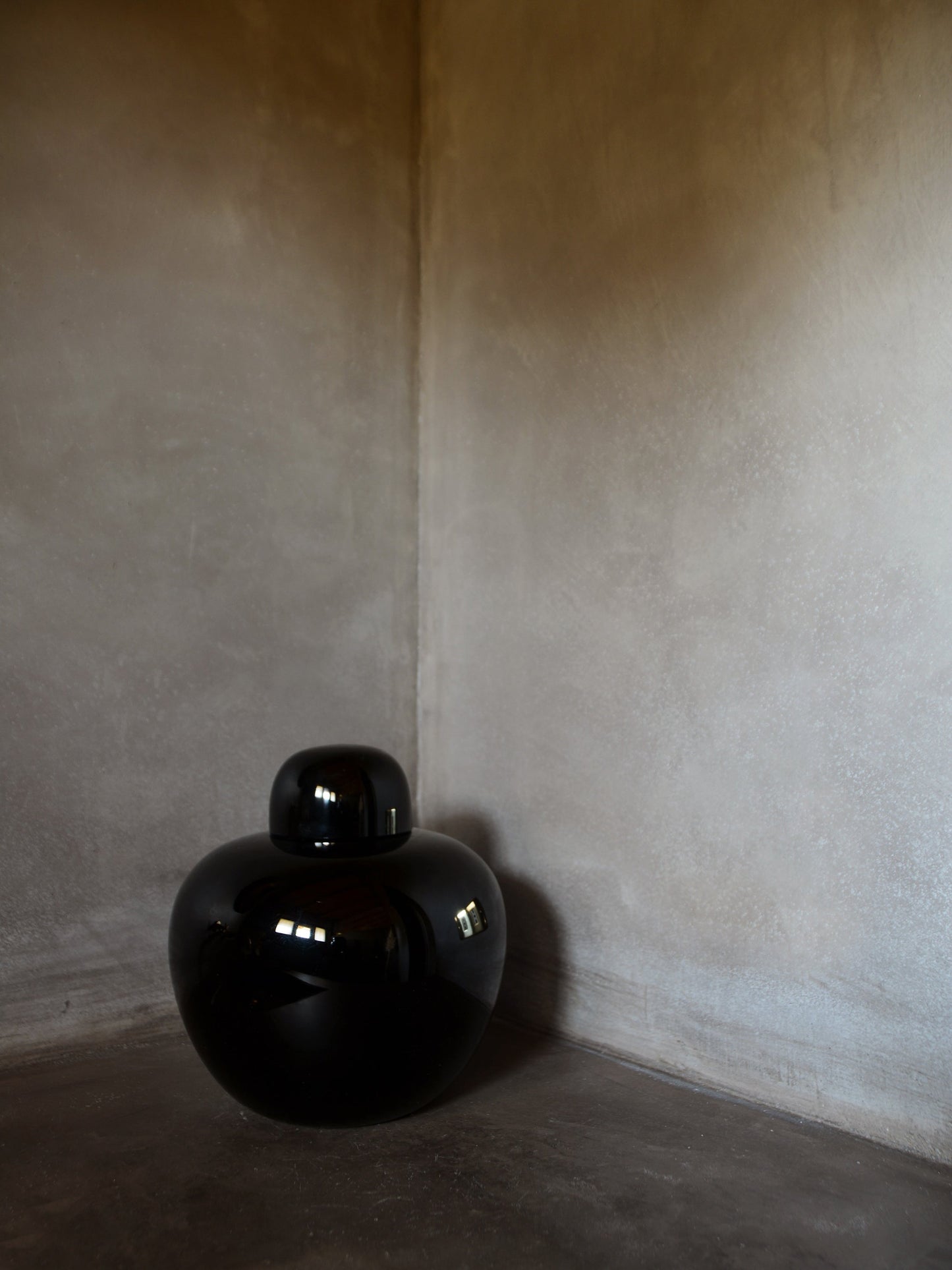 Opaque Black Vase in Murano Glass by Tobia Scarpa, 1985 Vases