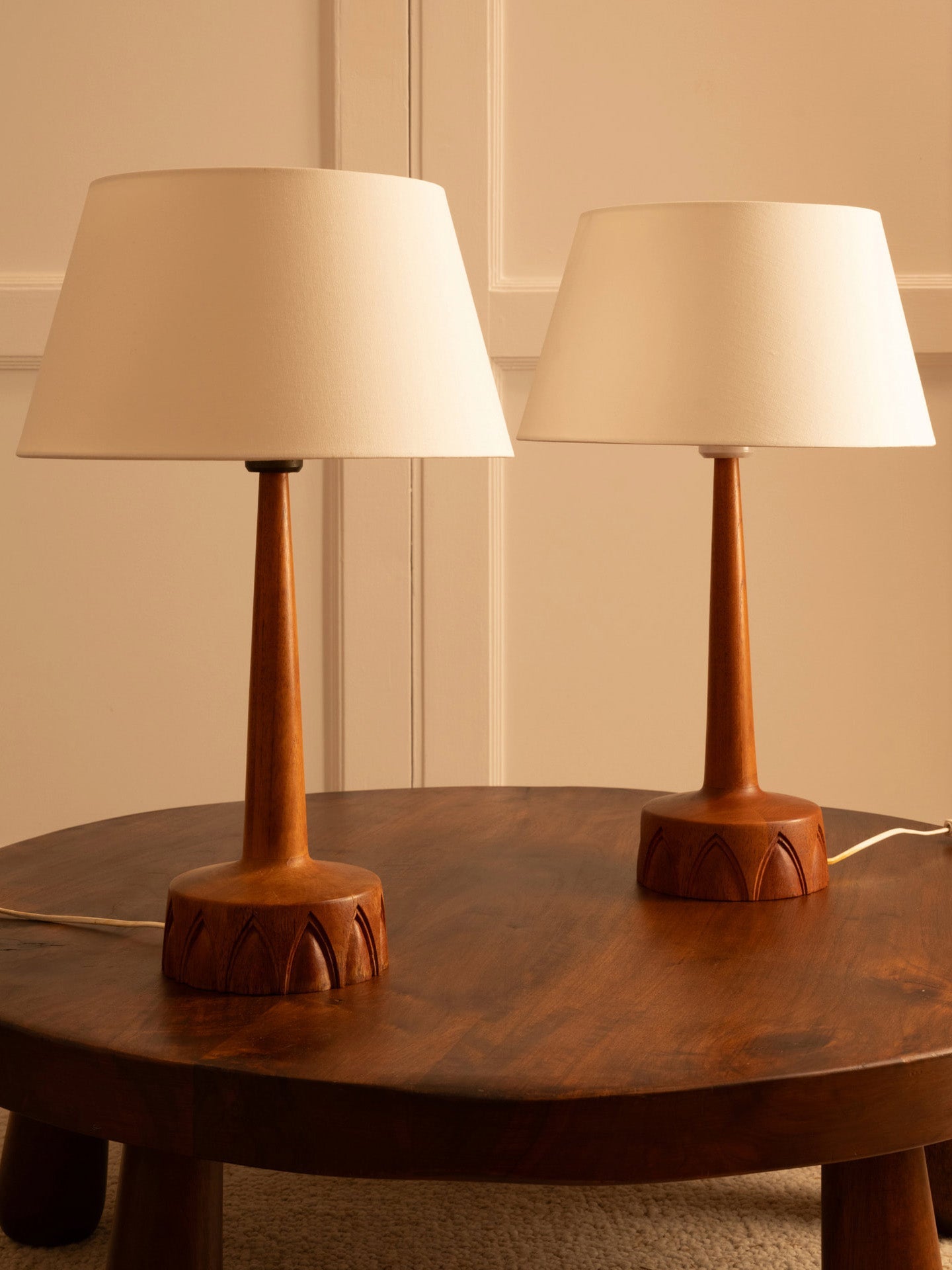 Pair of Swedish Lamps - 1960s Table Lamps