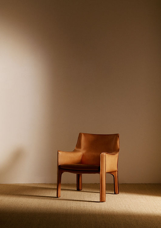 Pair of "Cab" Armchairs, Mario Bellini, Italy, circa 1970 Chairs