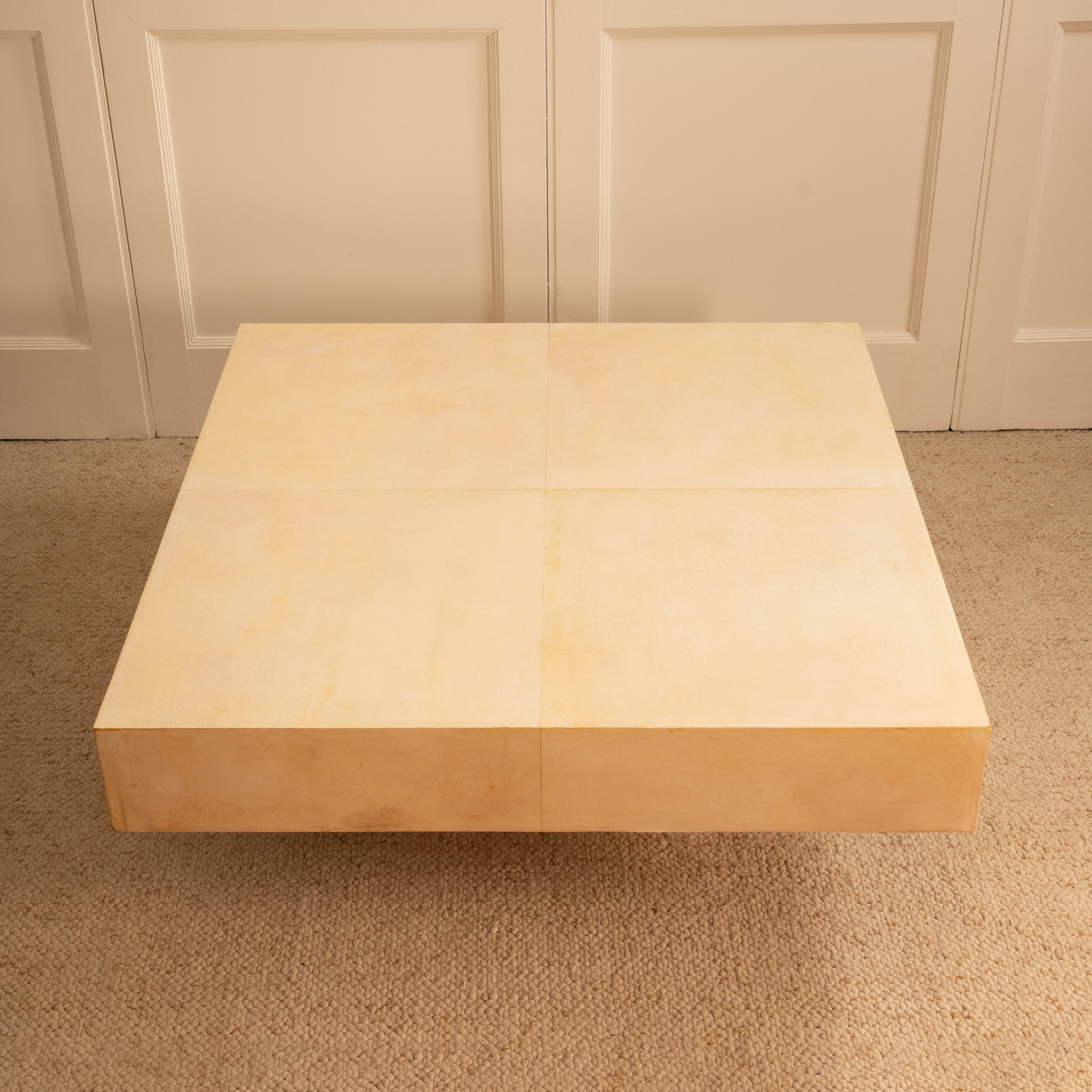 Parchment Coffee Table, Italy 1970s Coffee Tables