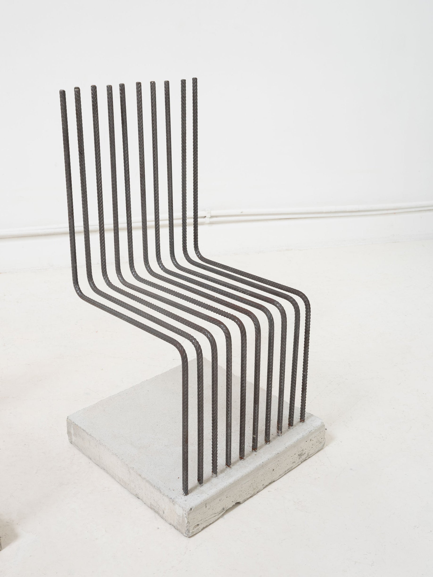 Postmodern Solid Chair Attributed Heinz Landes Germany, 1986 Chairs