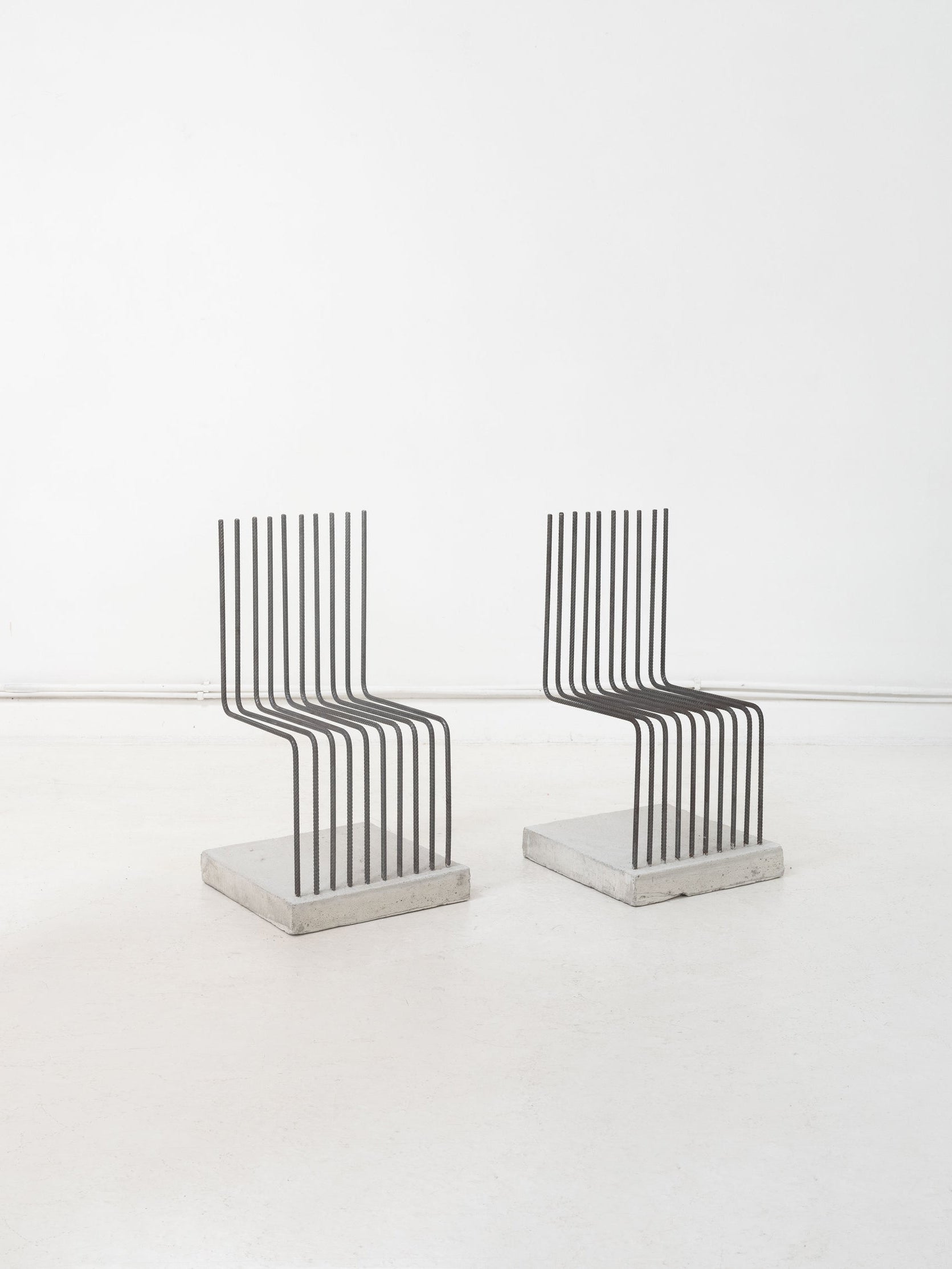 Postmodern Solid Chair Attributed Heinz Landes Germany, 1986 Chairs