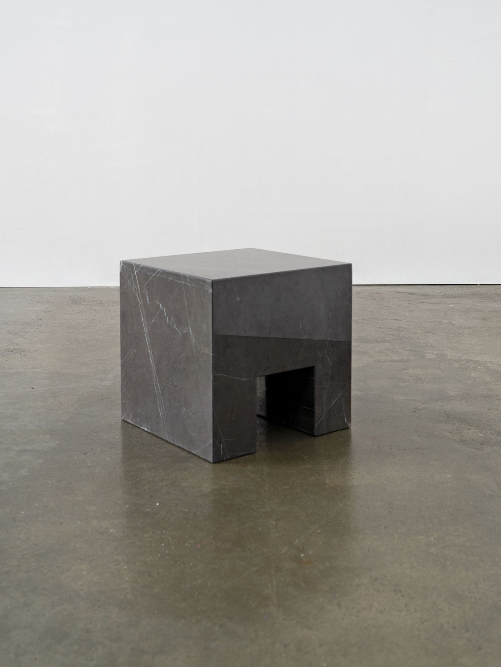 Postmodern Solid Marble Stool / Side Table End Tables