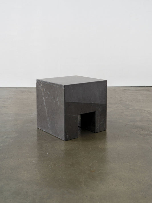 Postmodern Solid Marble Stool / Side Table End Tables