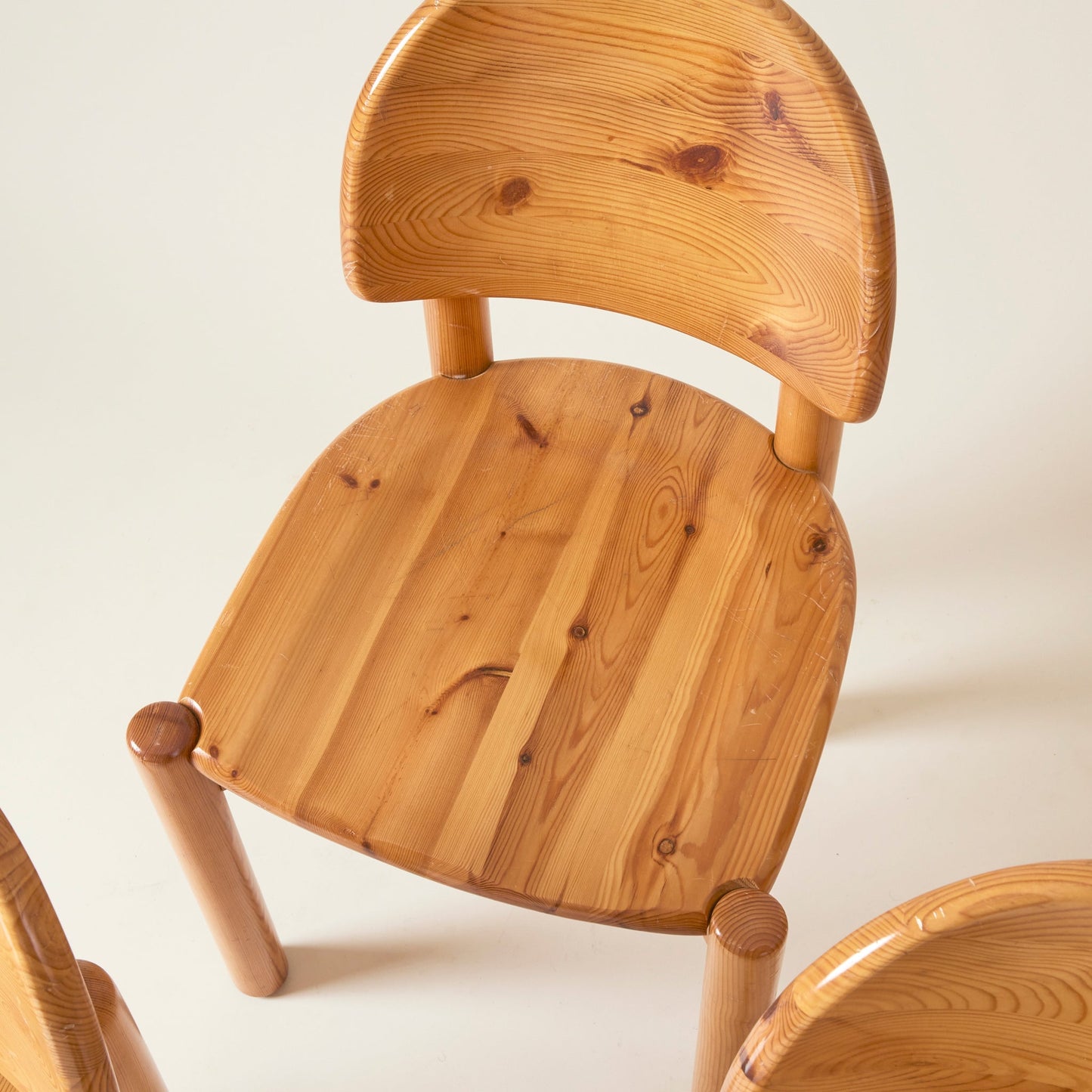 Set of 6 Pine Dining Chairs by Rainer Daumiller, 1960s-1970s Dining Chairs