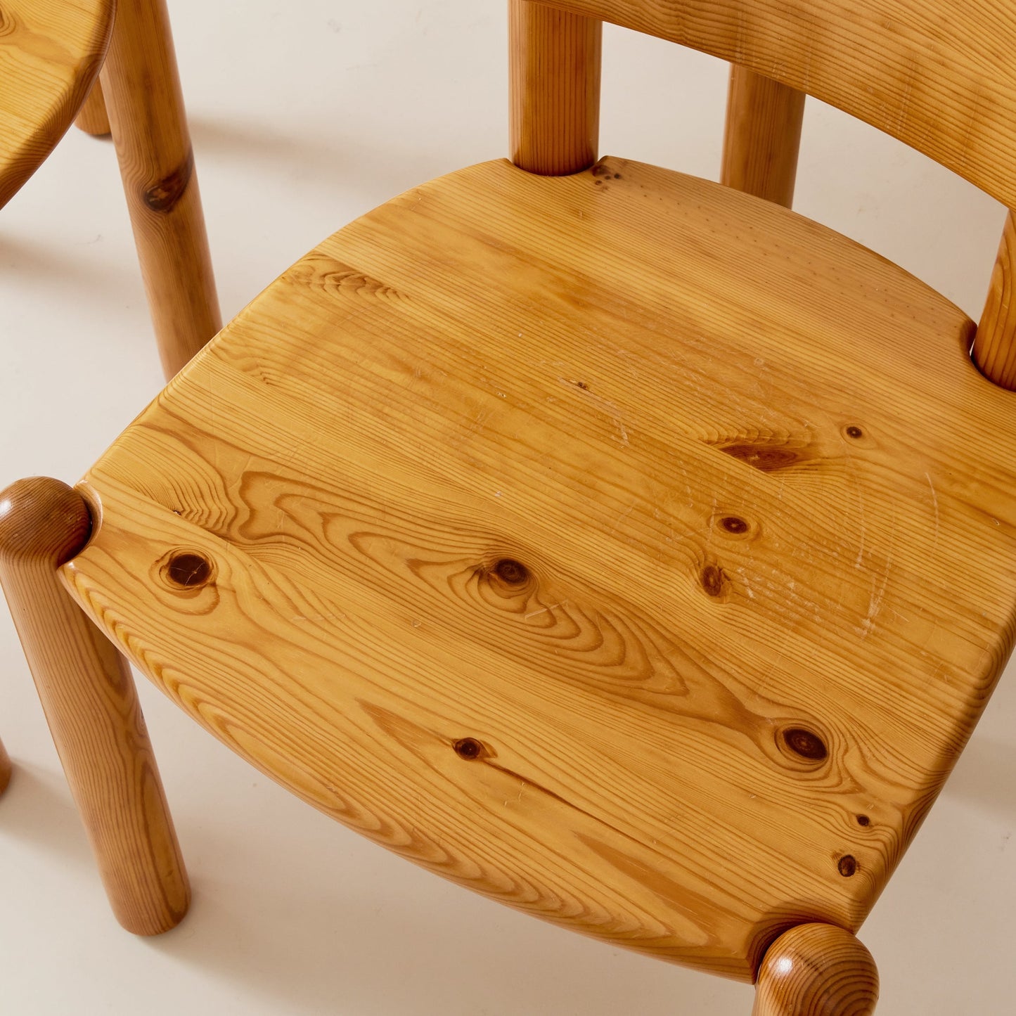 Set of 6 Pine Dining Chairs by Rainer Daumiller, 1960s-1970s Dining Chairs