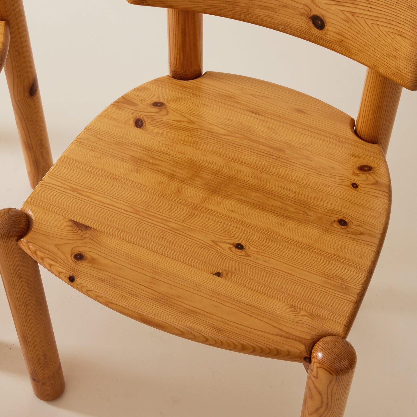 Set of 6 Pine Dining Chairs by Rainer Daumiller, 1960s-1970s Dining Chairs