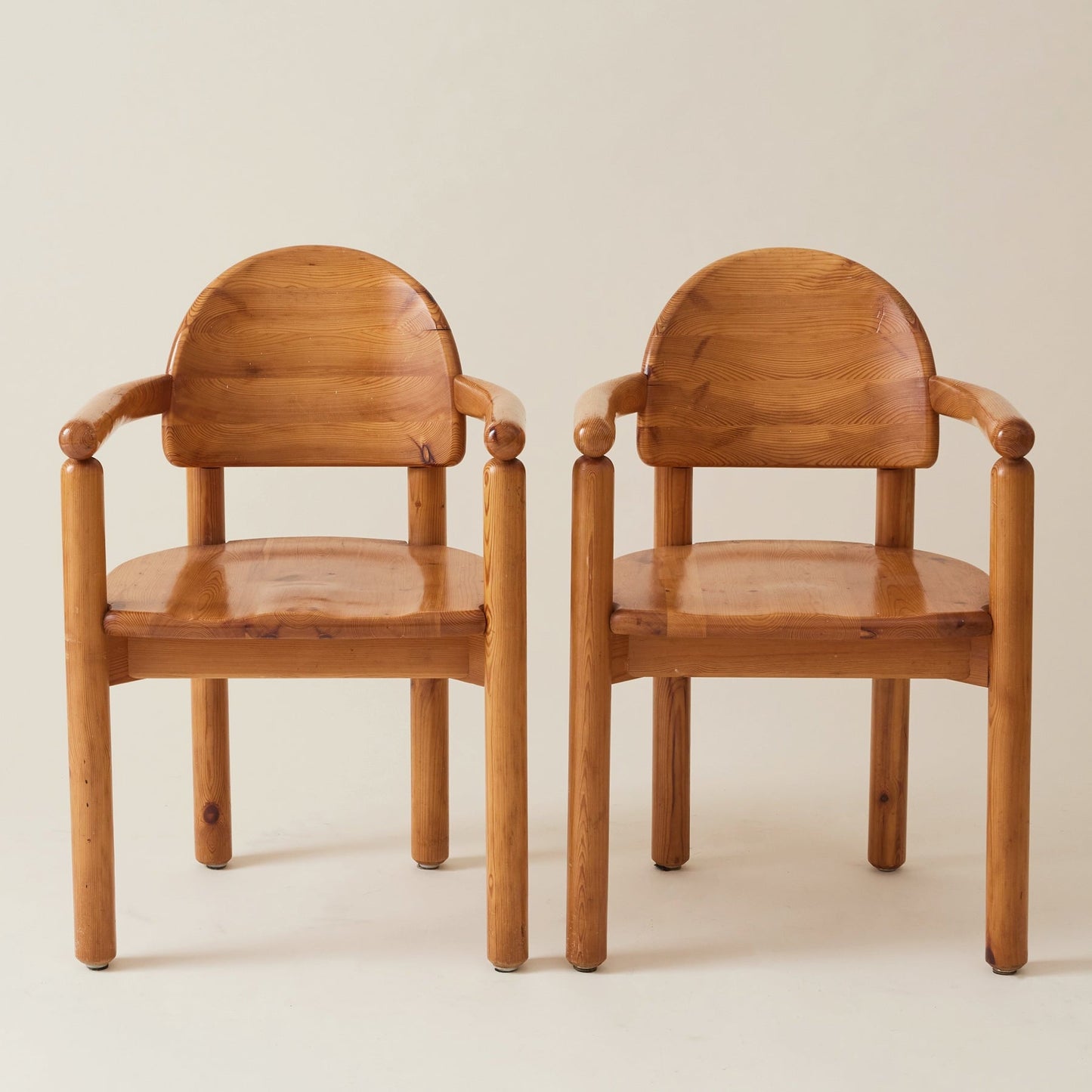 Set of 6 Pine Dining Chairs by Rainer Daumiller, 1960s-1970s Dining Chairs