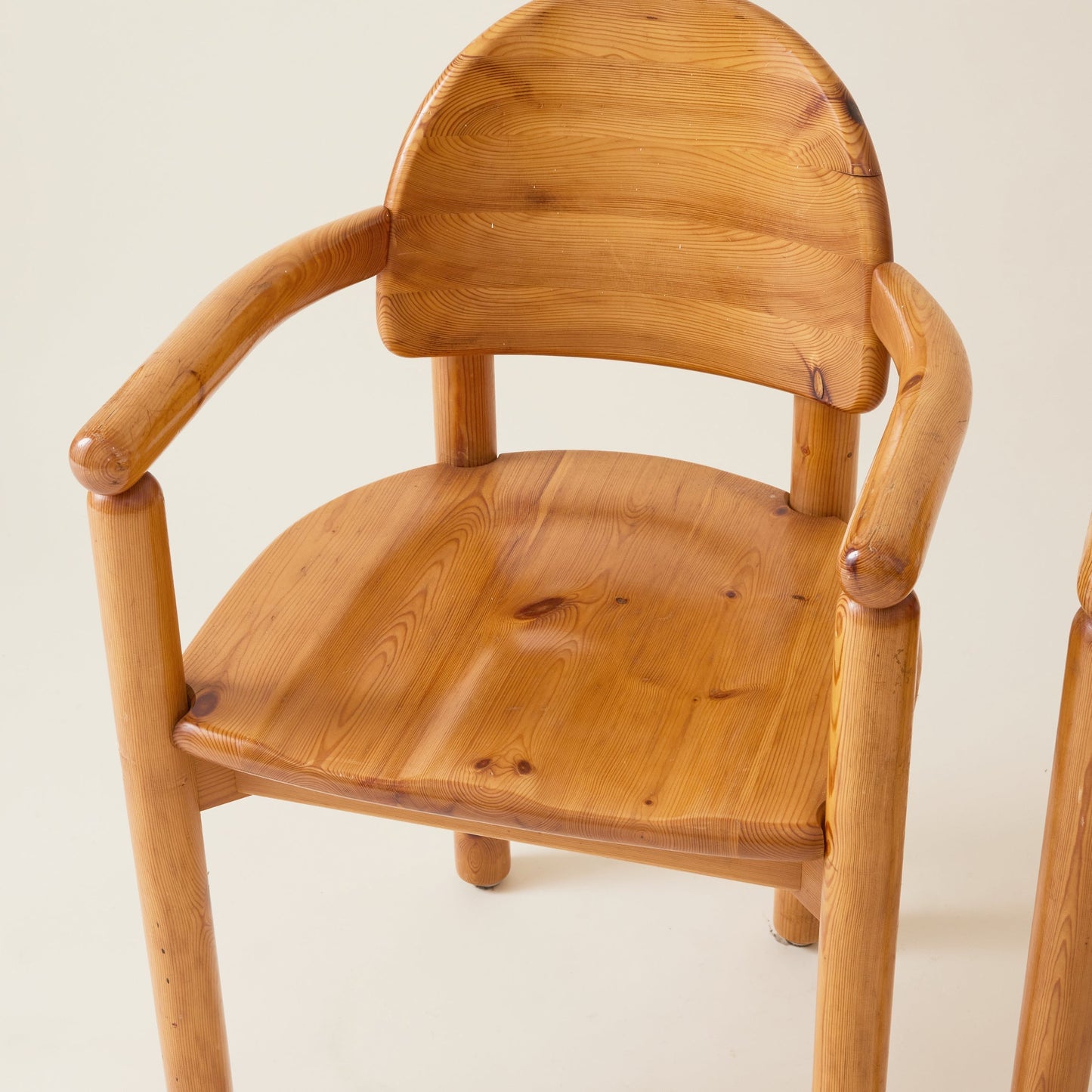 Set of 6 Pine Dining Chairs by Rainer Daumiller, 1960s-1970s Dining Chairs