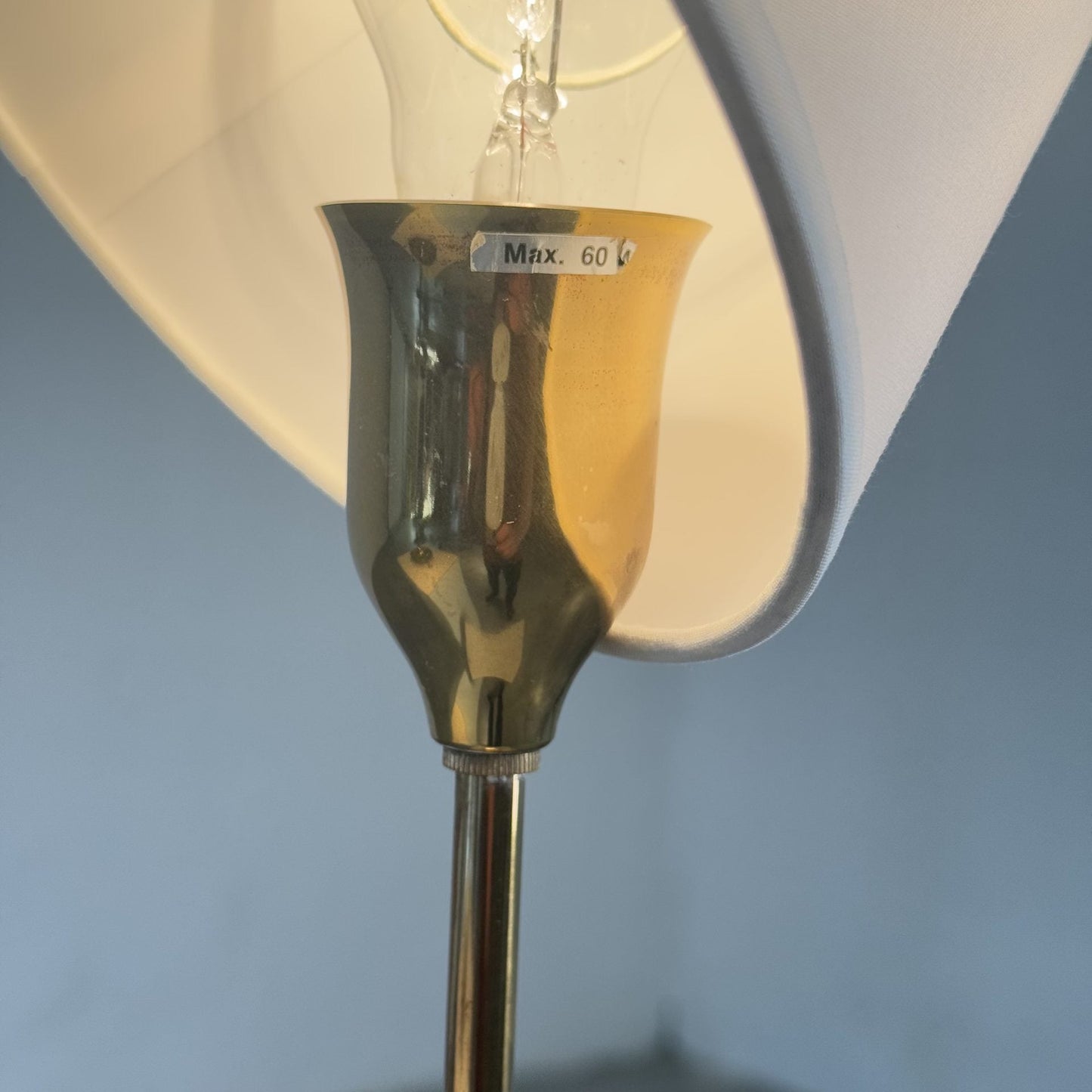 Rare Pair of Table Lamps Model 2552/2 by Josef Frank for Svenskt Tenn, Sweden Table Lamps