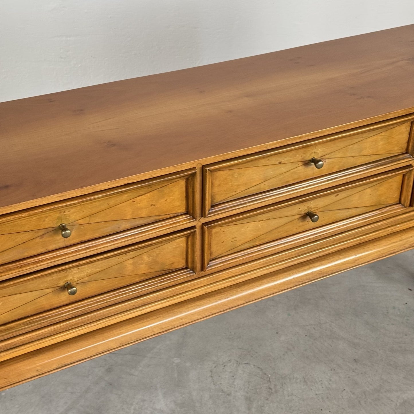 Rare Sculptural Diamond-Front Sideboard by Osvaldo Borsani for ABV, Italy, 1950s Sideboards