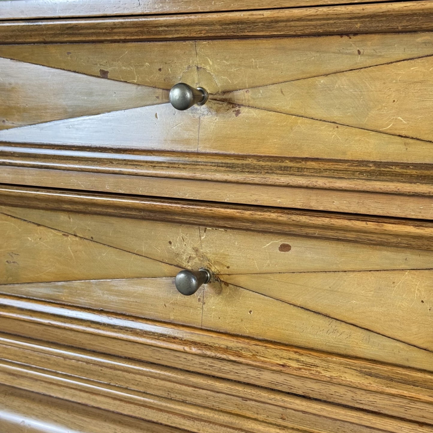 Rare Sculptural Diamond-Front Sideboard by Osvaldo Borsani for ABV, Italy, 1950s Sideboards