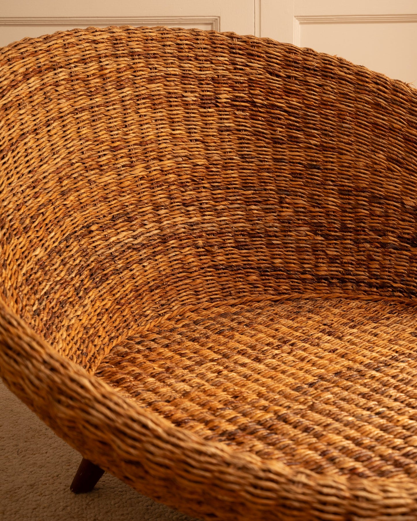 Rattan Round Chair, 1970s Chairs