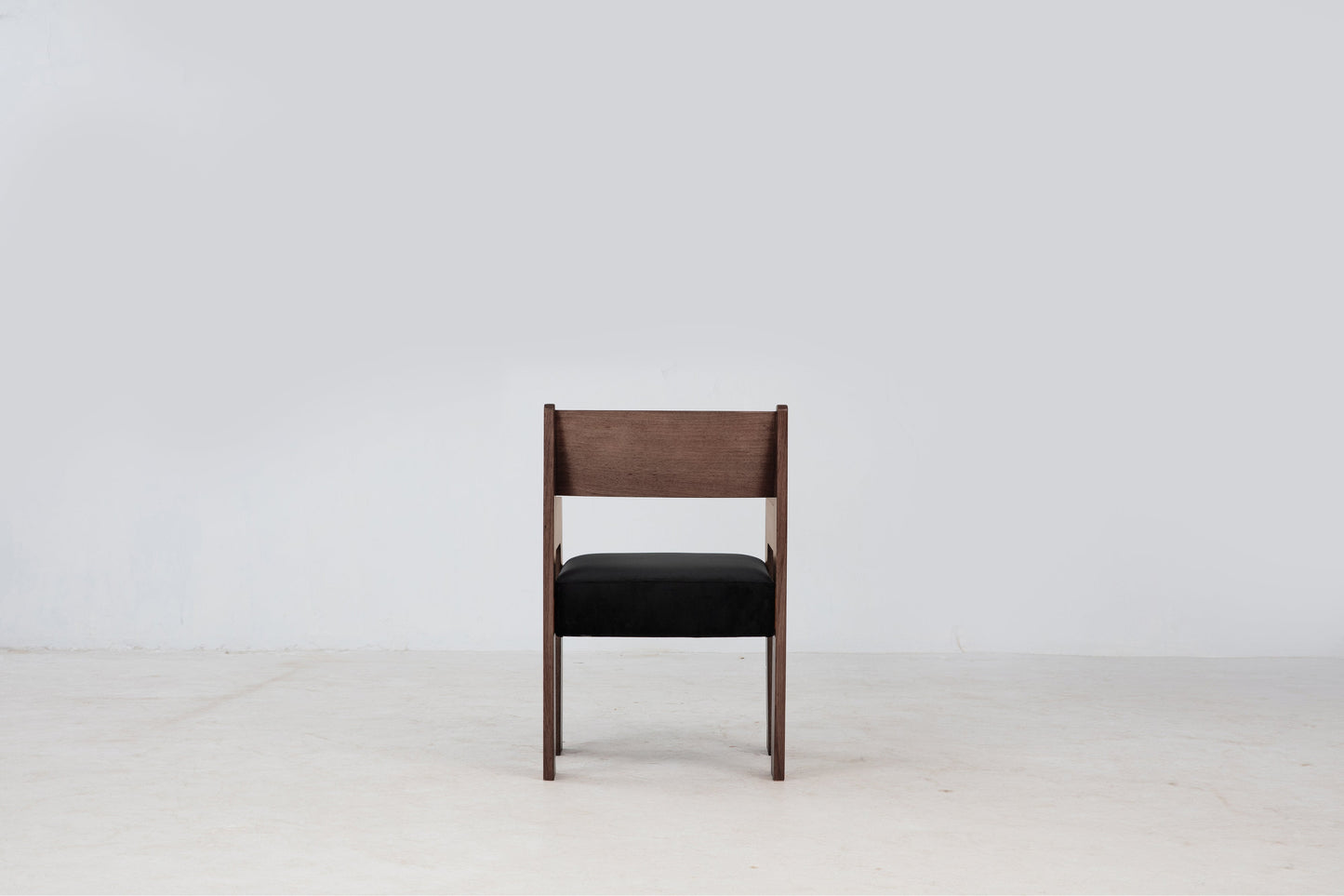 Reka Armchair in Cocoa and Black Velvet by Sun at Six Chairs