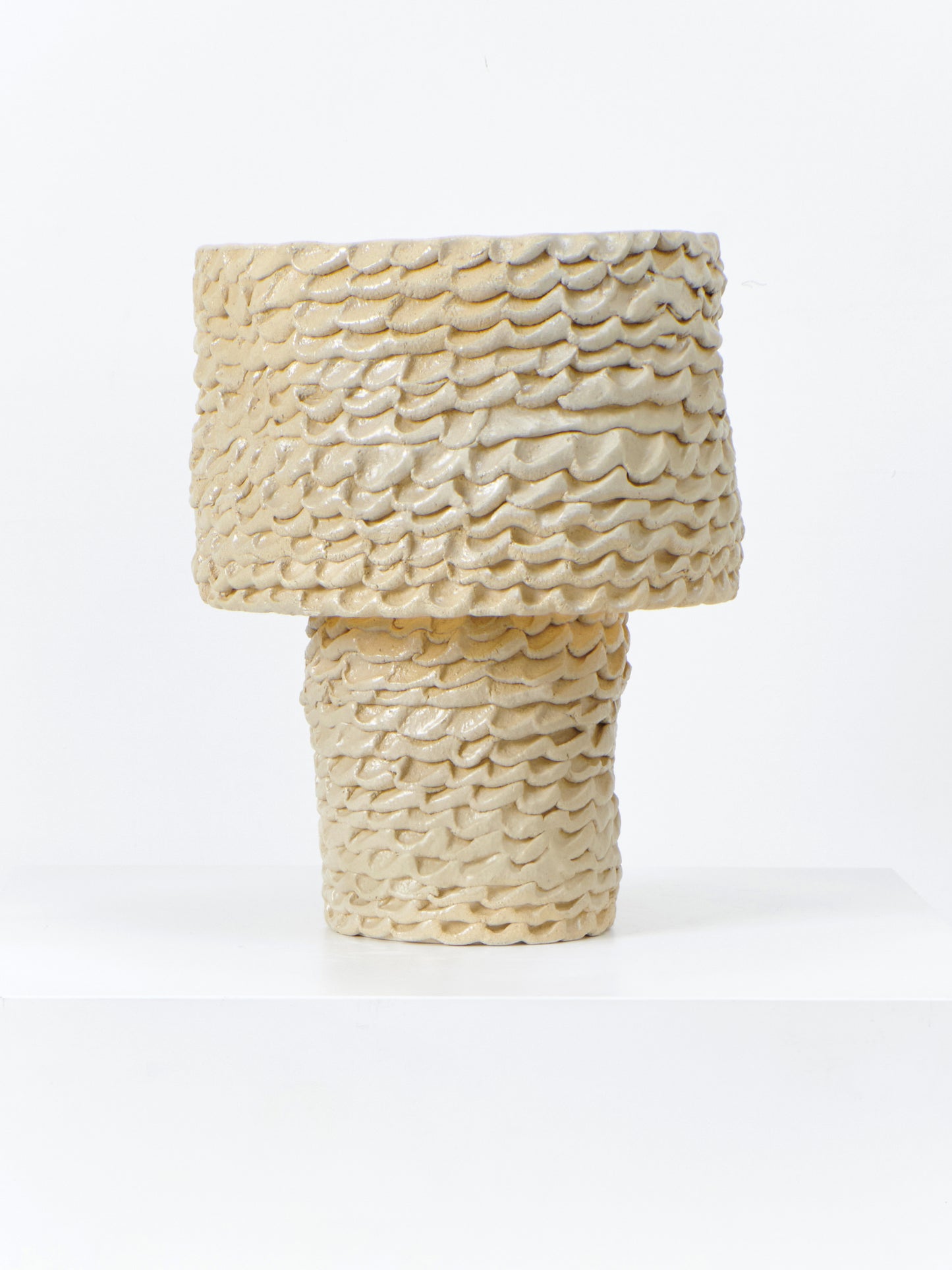 Round Casa Table Light in Sand, Medium by Project 213A Table Lamps