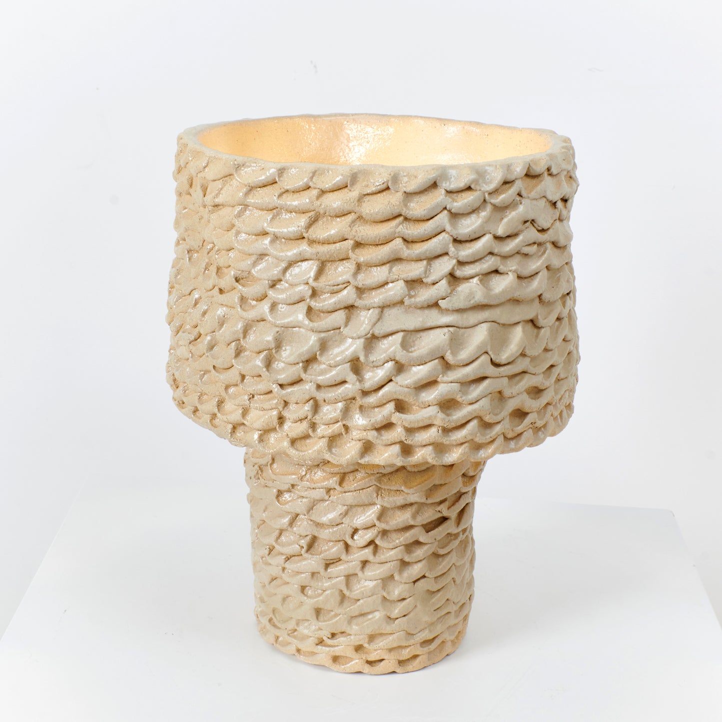 Round Casa Table Light in Sand, Medium by Project 213A Table Lamps