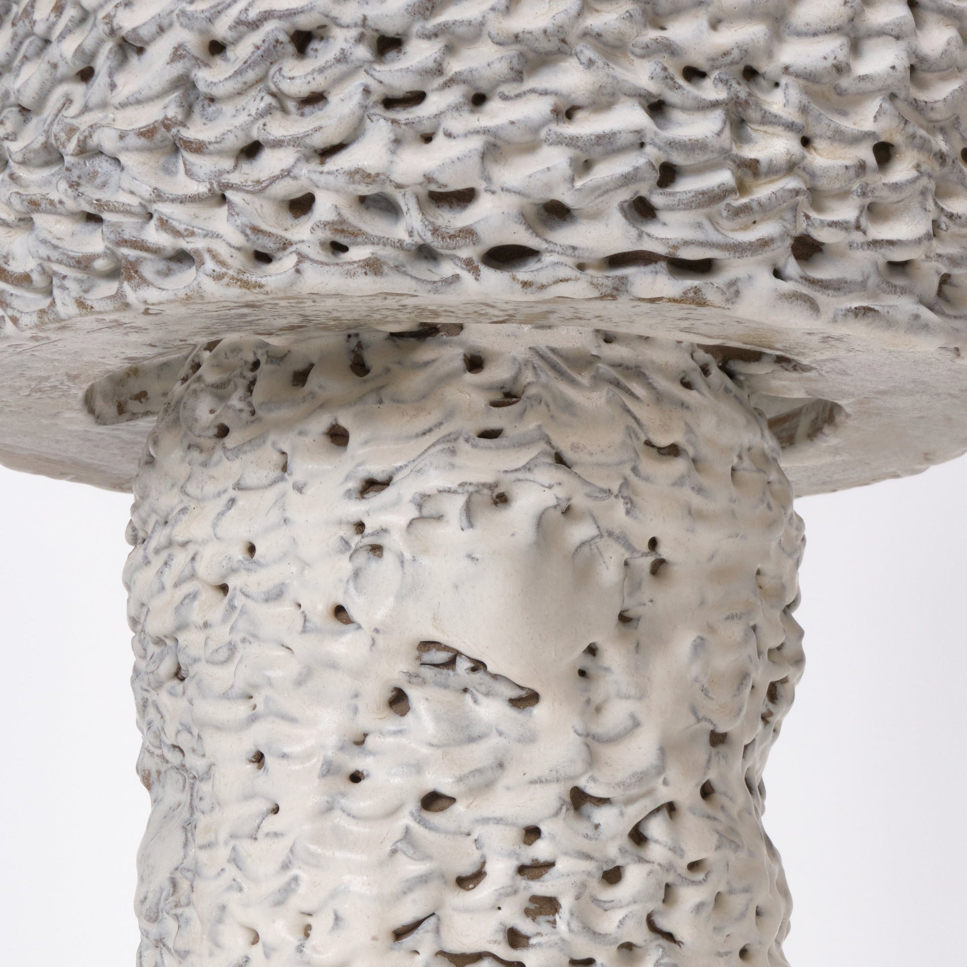 Medium Round Casa Table Light in White Table Lamps